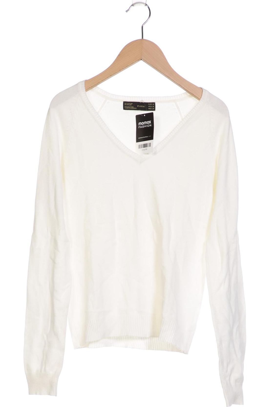 

Zara Damen Pullover, weiß, Gr. 38