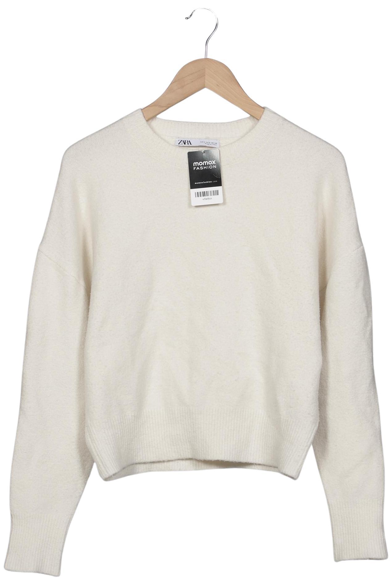 

Zara Damen Pullover, weiß, Gr. 36