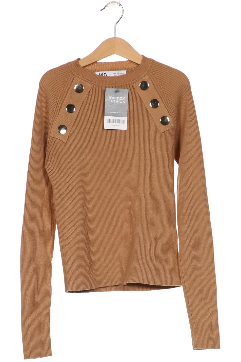 

ZARA Damen Pullover, beige