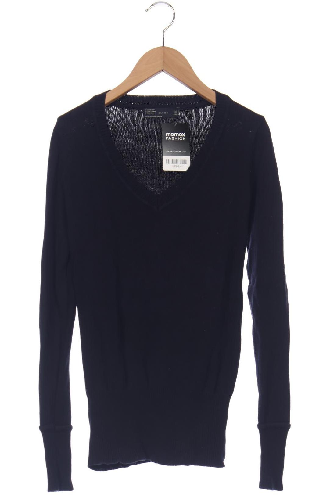 

ZARA Damen Pullover, marineblau