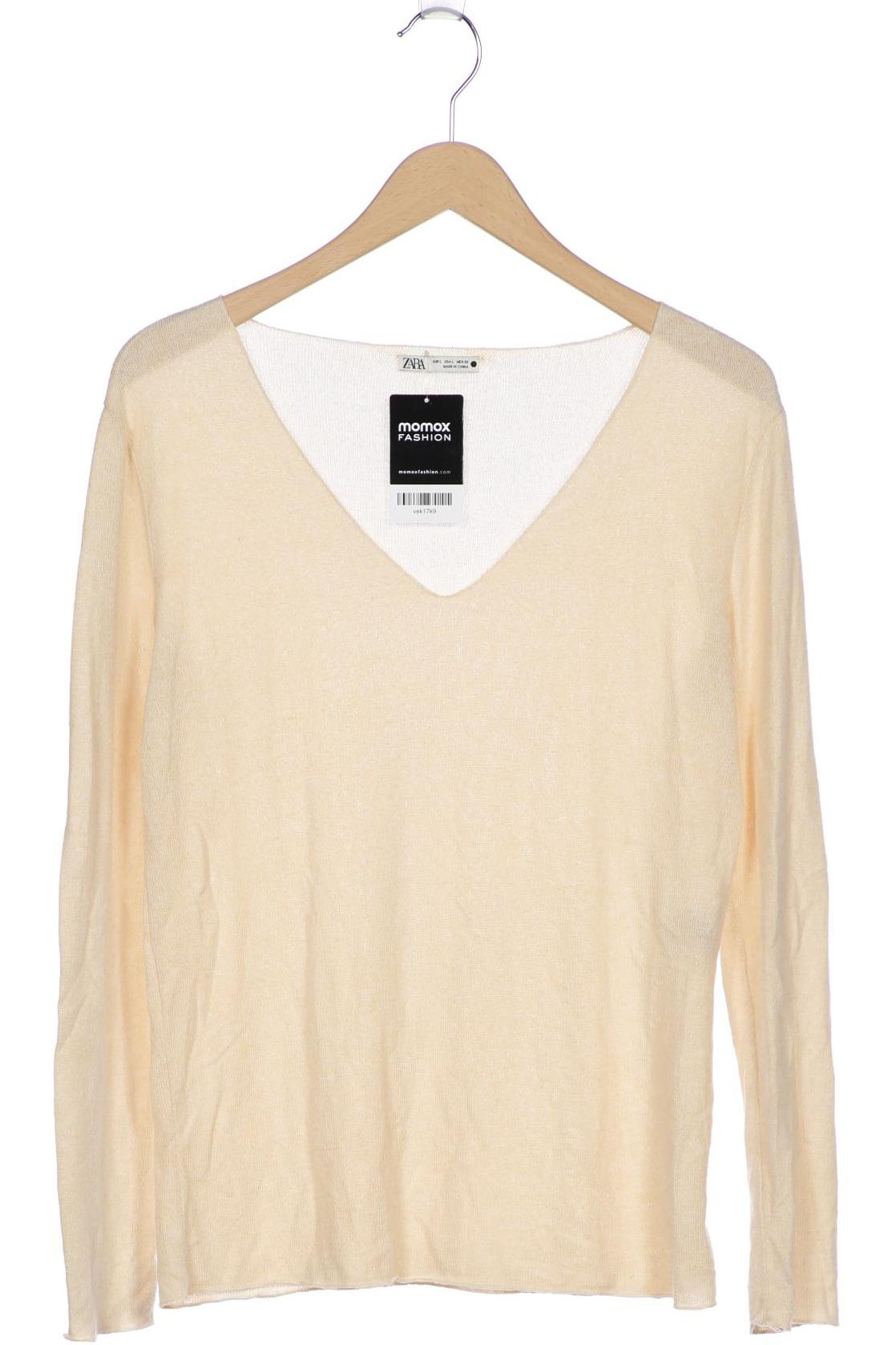 

ZARA Damen Pullover, beige