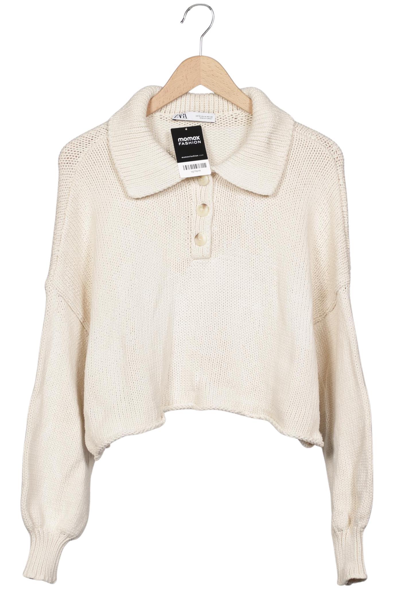 

Zara Damen Pullover, cremeweiß, Gr. 38