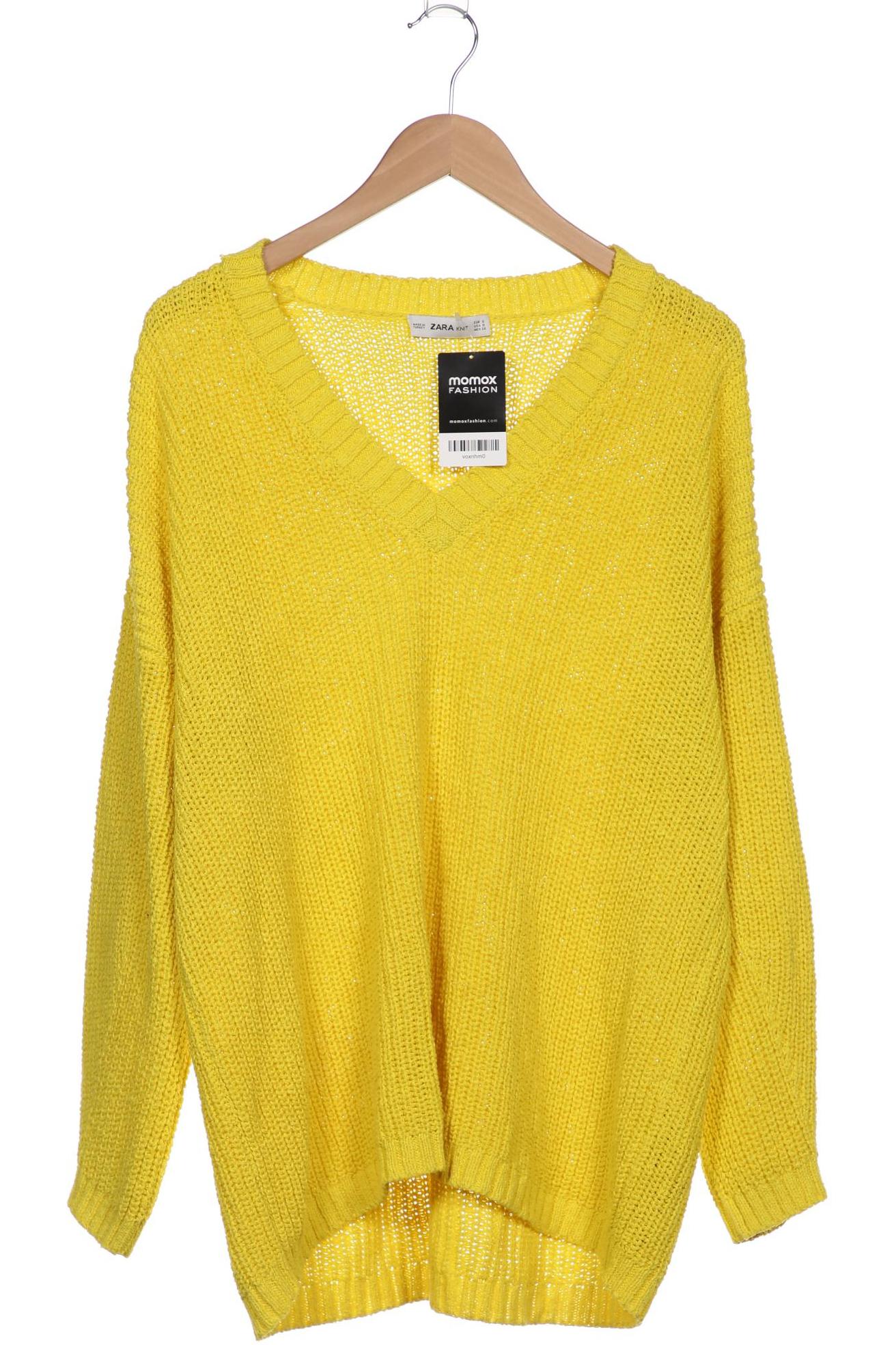 

ZARA Damen Pullover, gelb