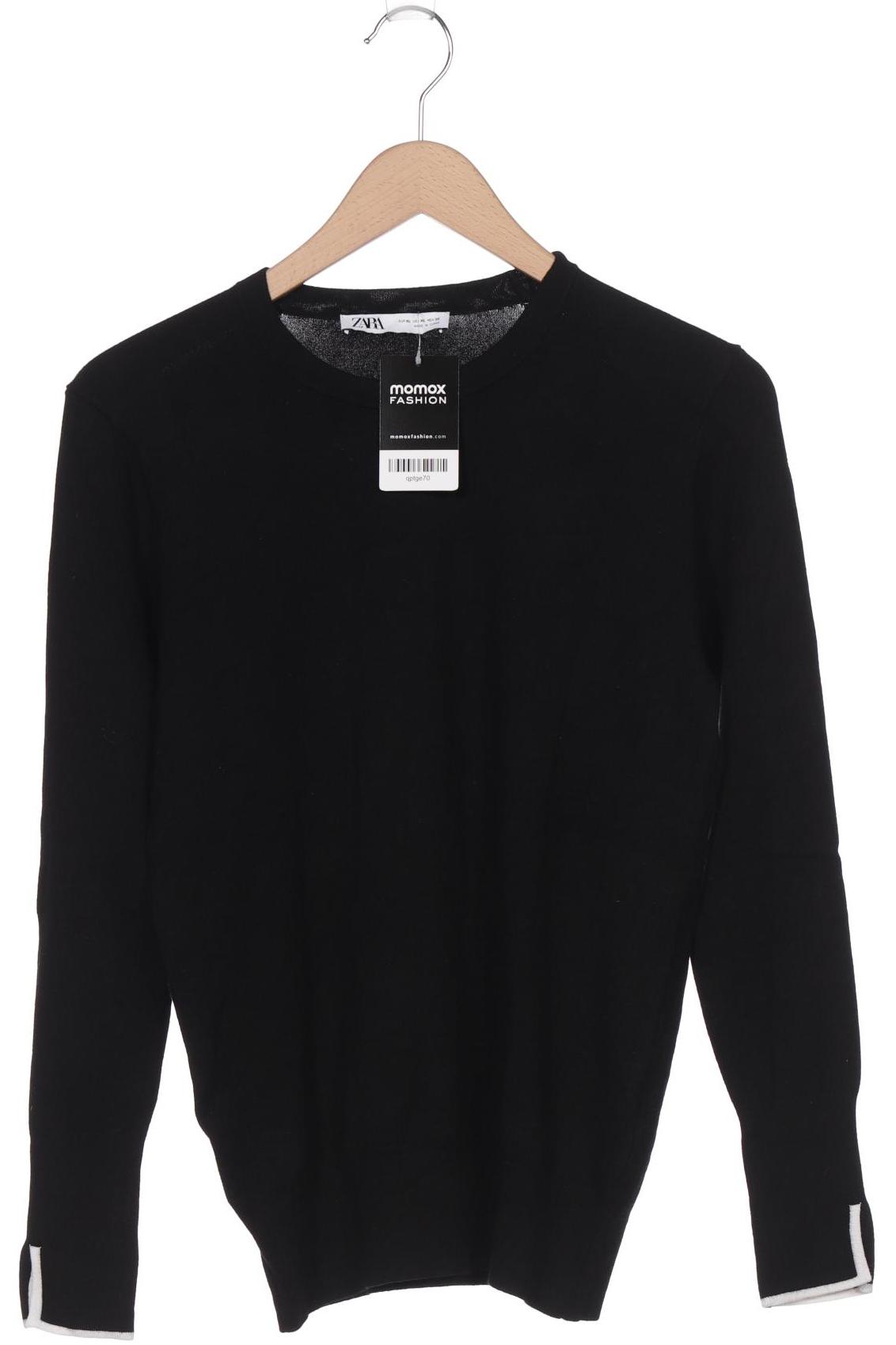 

ZARA Damen Pullover, schwarz