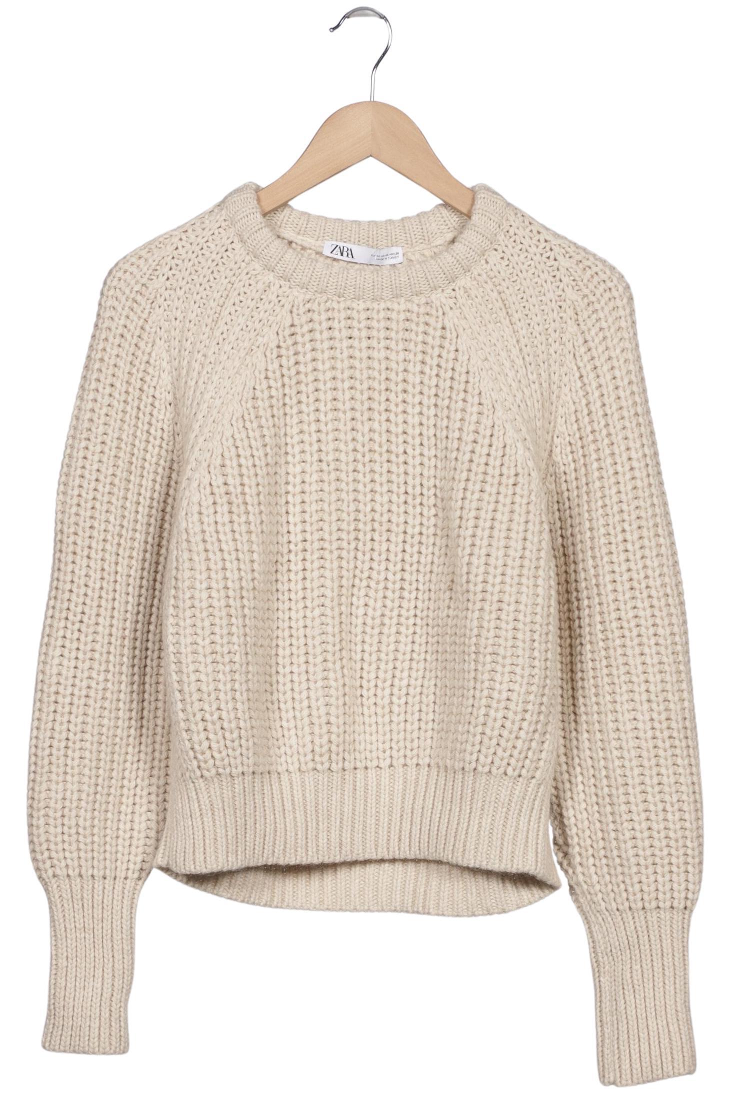 

Zara Damen Pullover, beige, Gr. 38