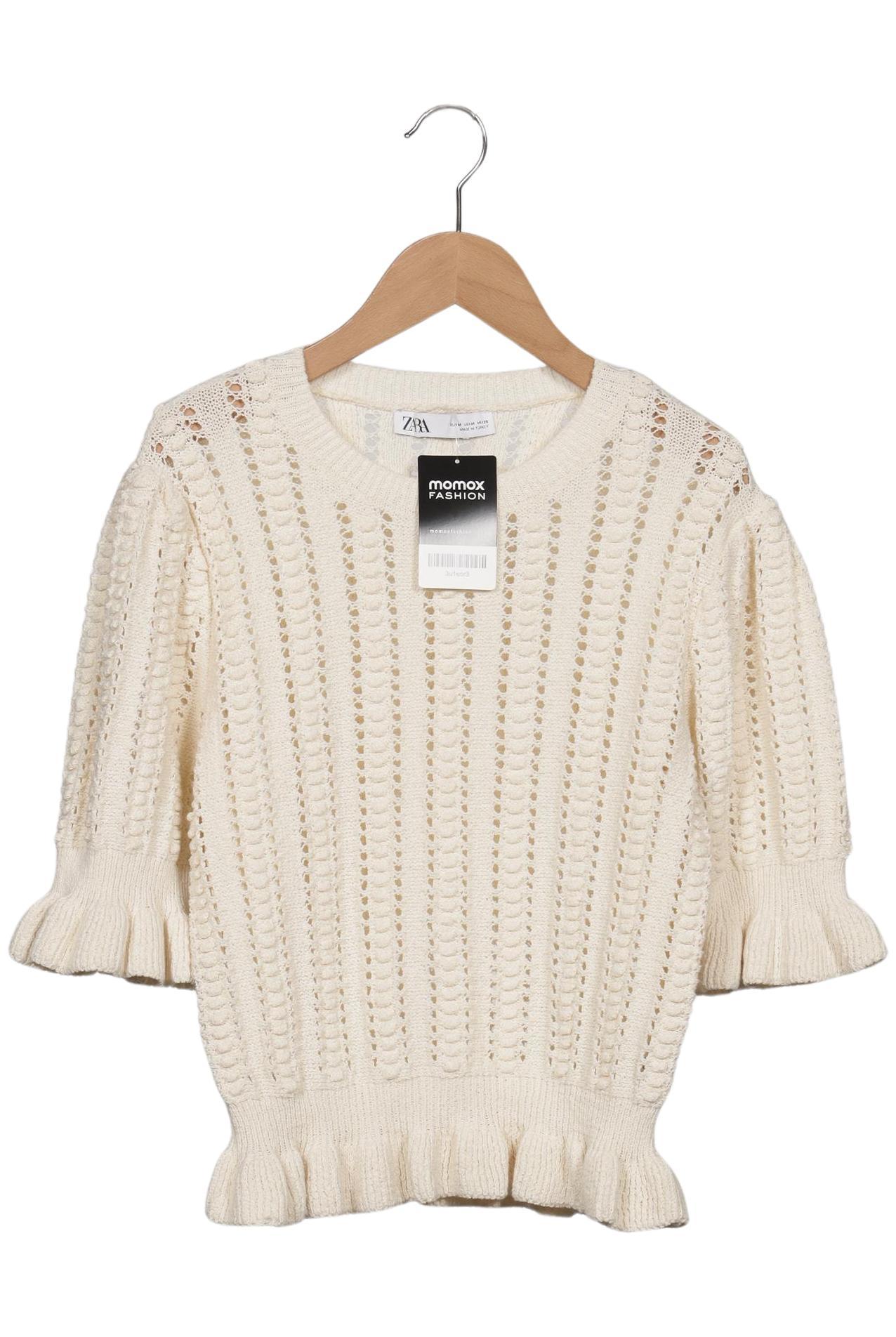 

Zara Damen Pullover, cremeweiß, Gr. 38