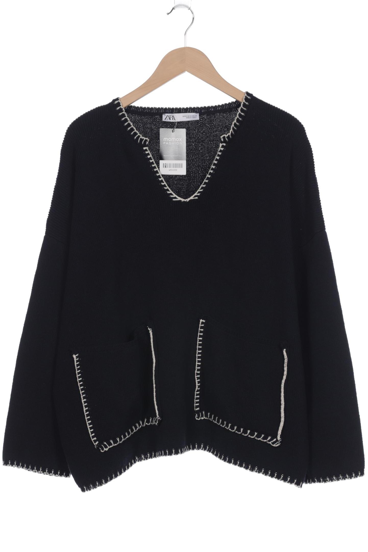 

ZARA Damen Pullover, marineblau