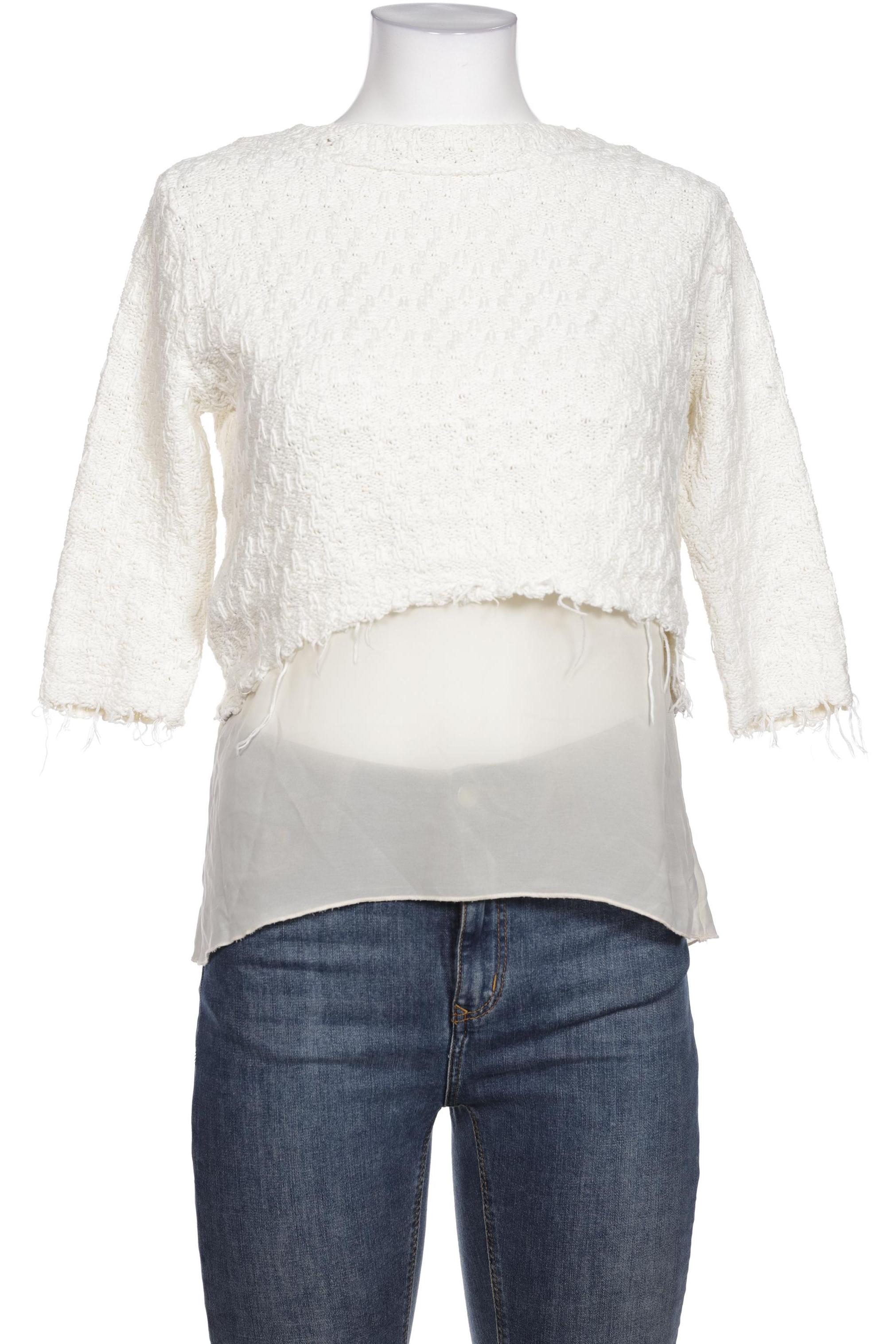 

Zara Damen Pullover, weiß, Gr. 36