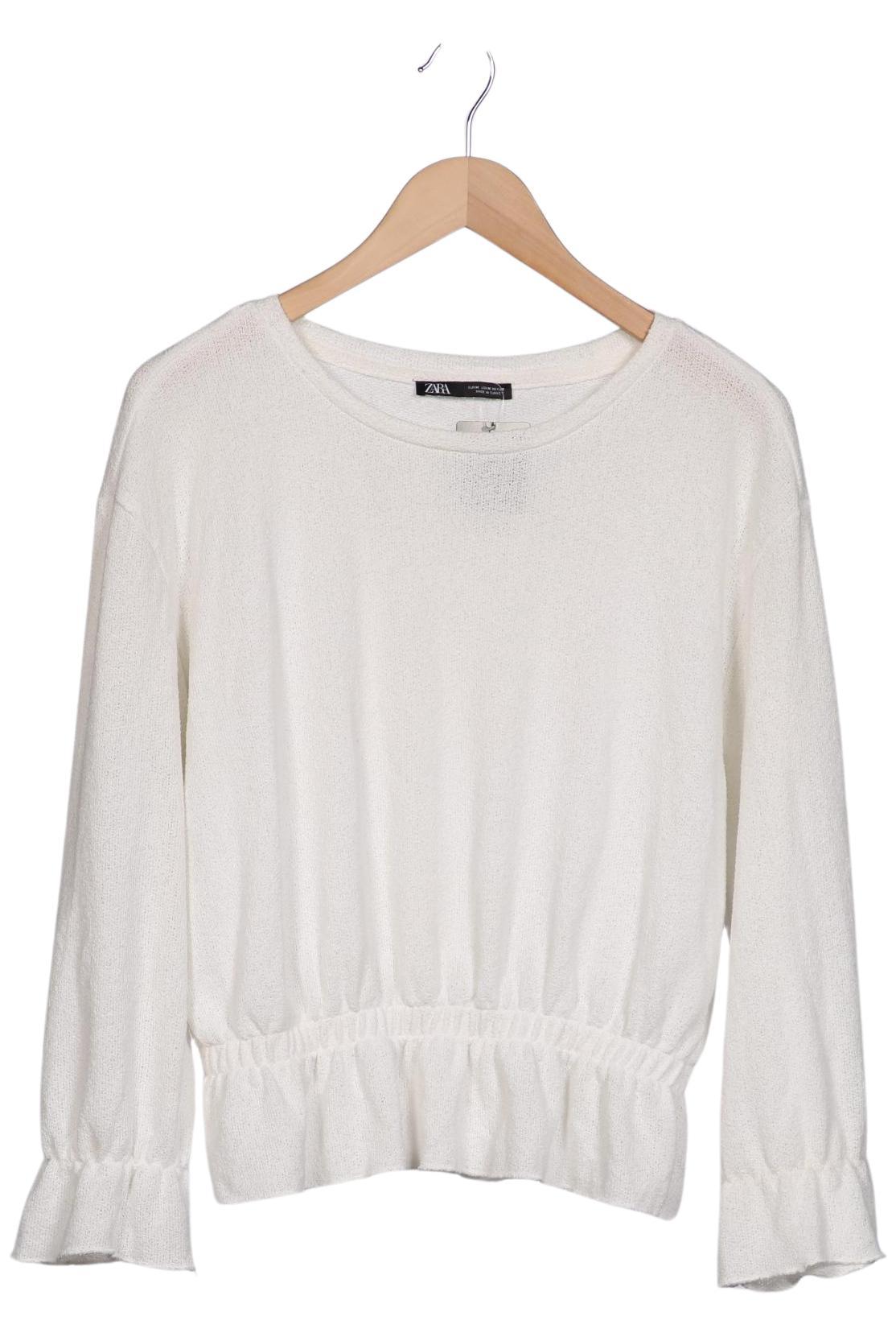 

Zara Damen Pullover, weiß, Gr. 38