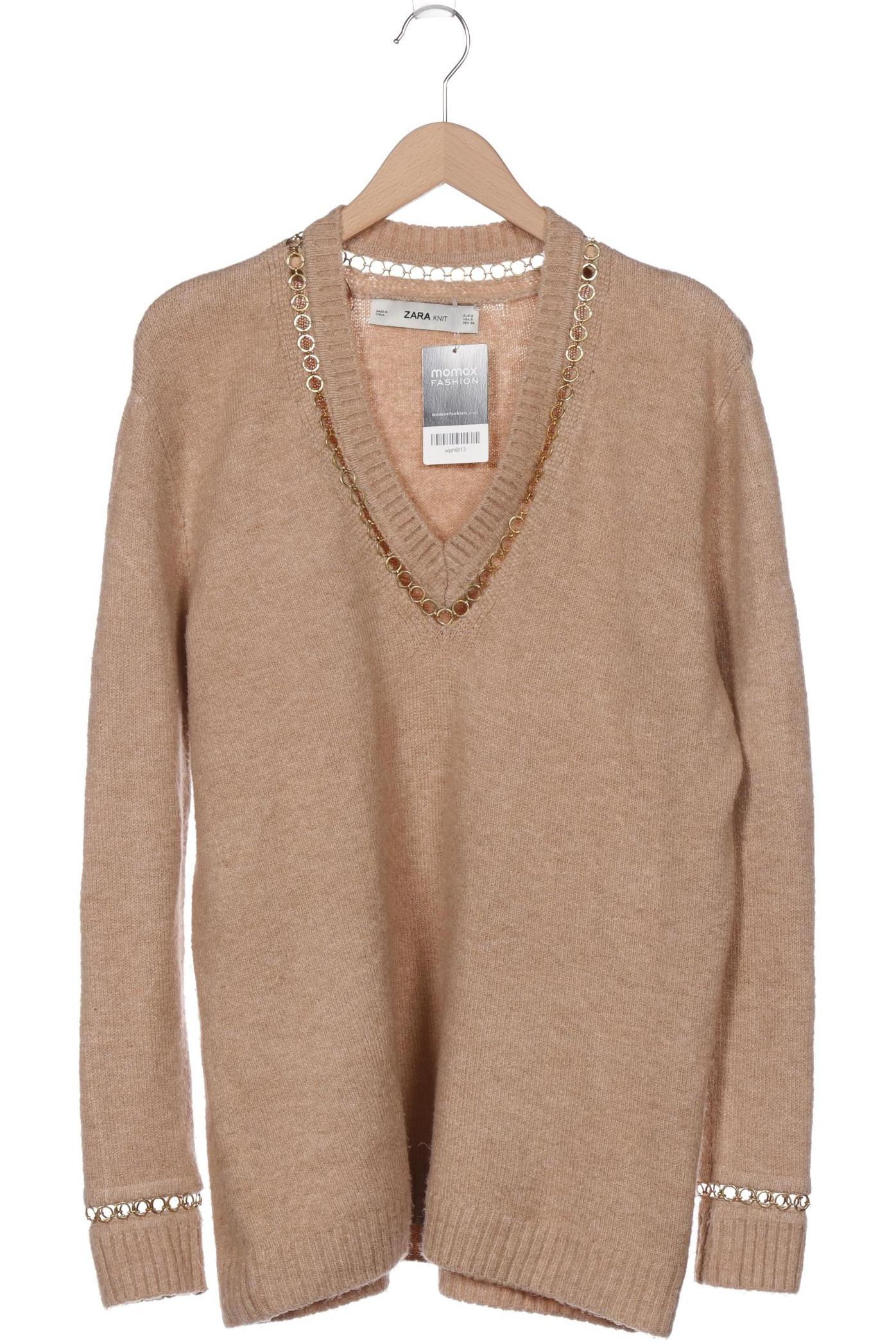 

ZARA Damen Pullover, beige