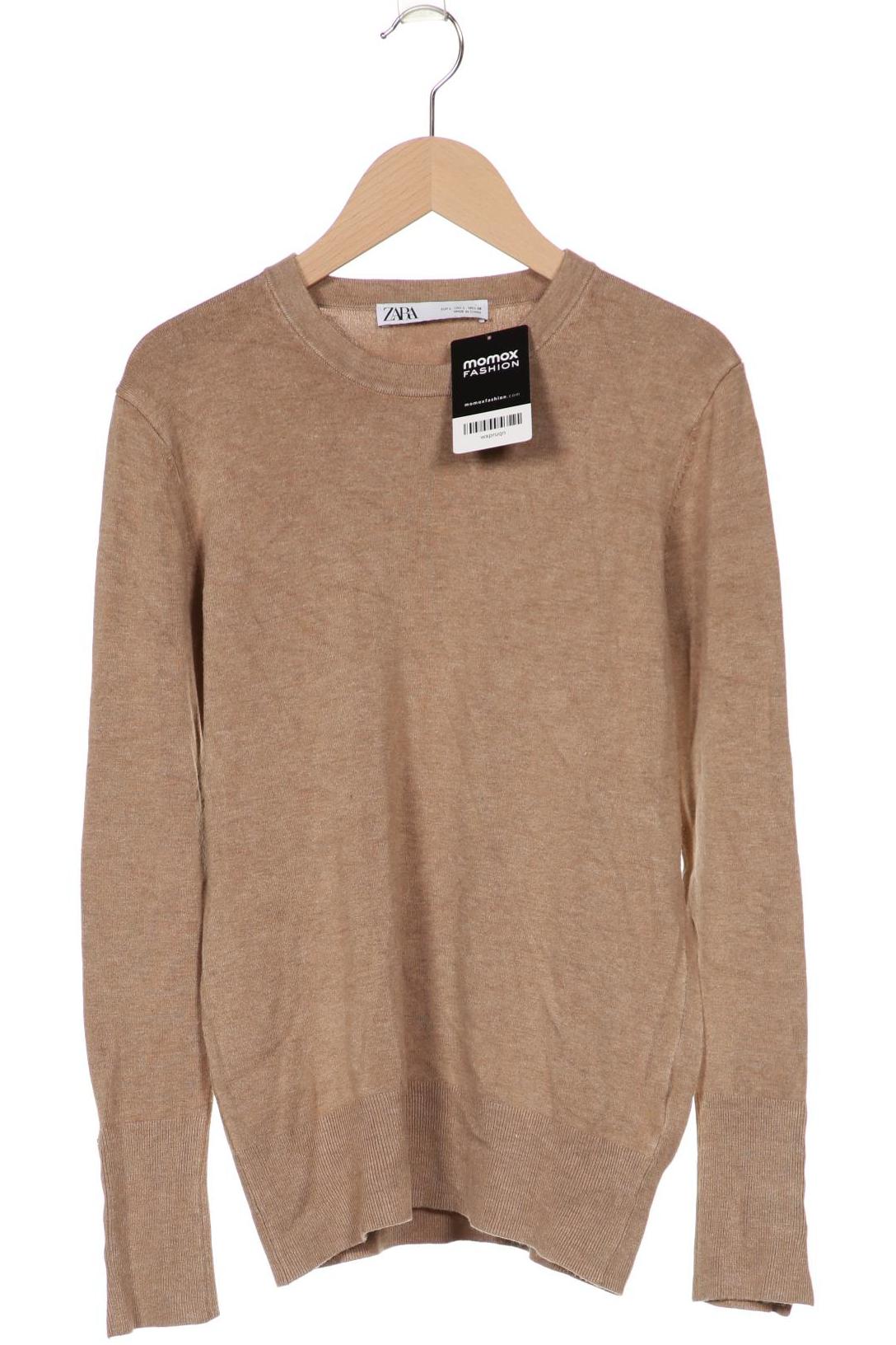 

ZARA Damen Pullover, beige