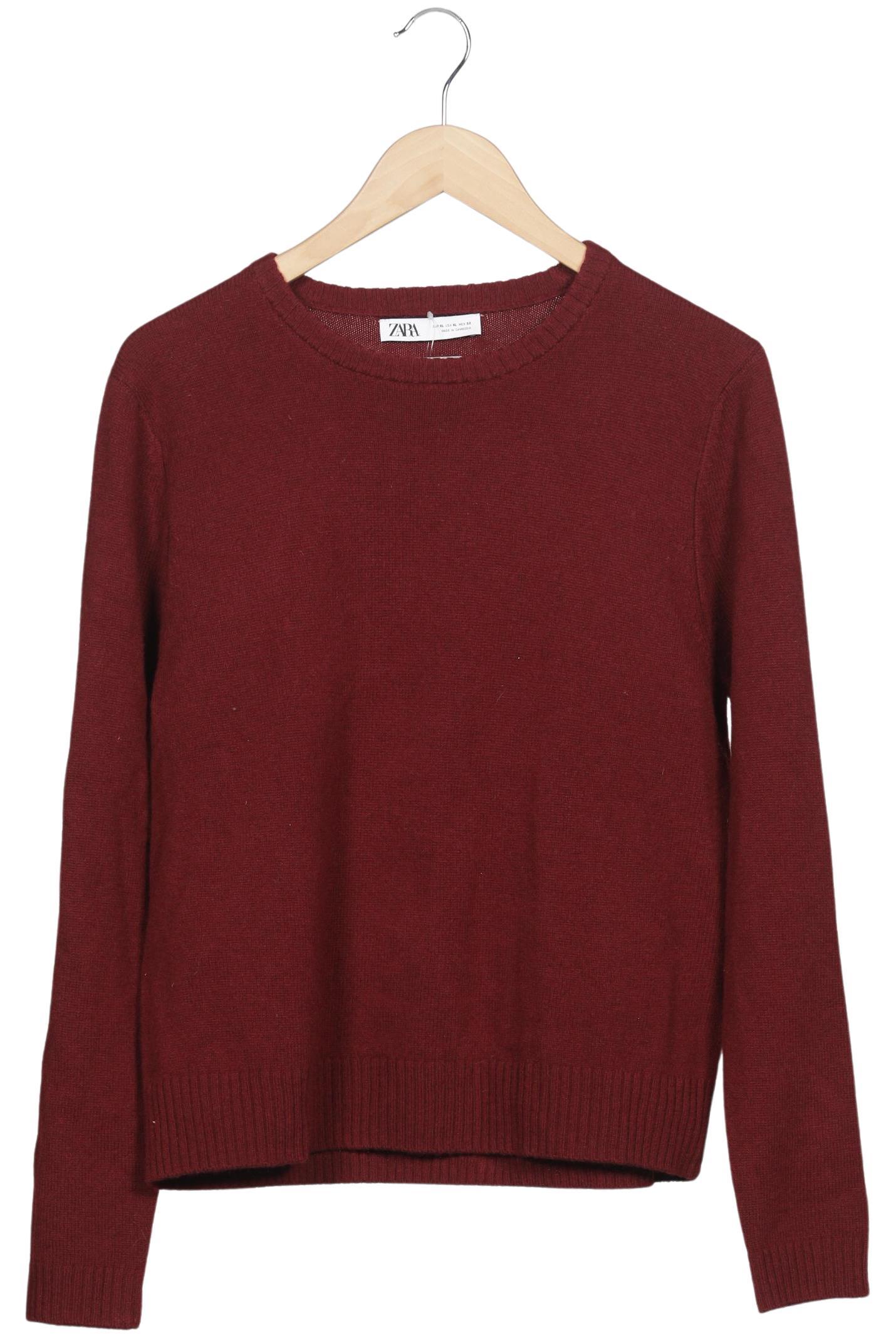 

Zara Damen Pullover, bordeaux, Gr. 44