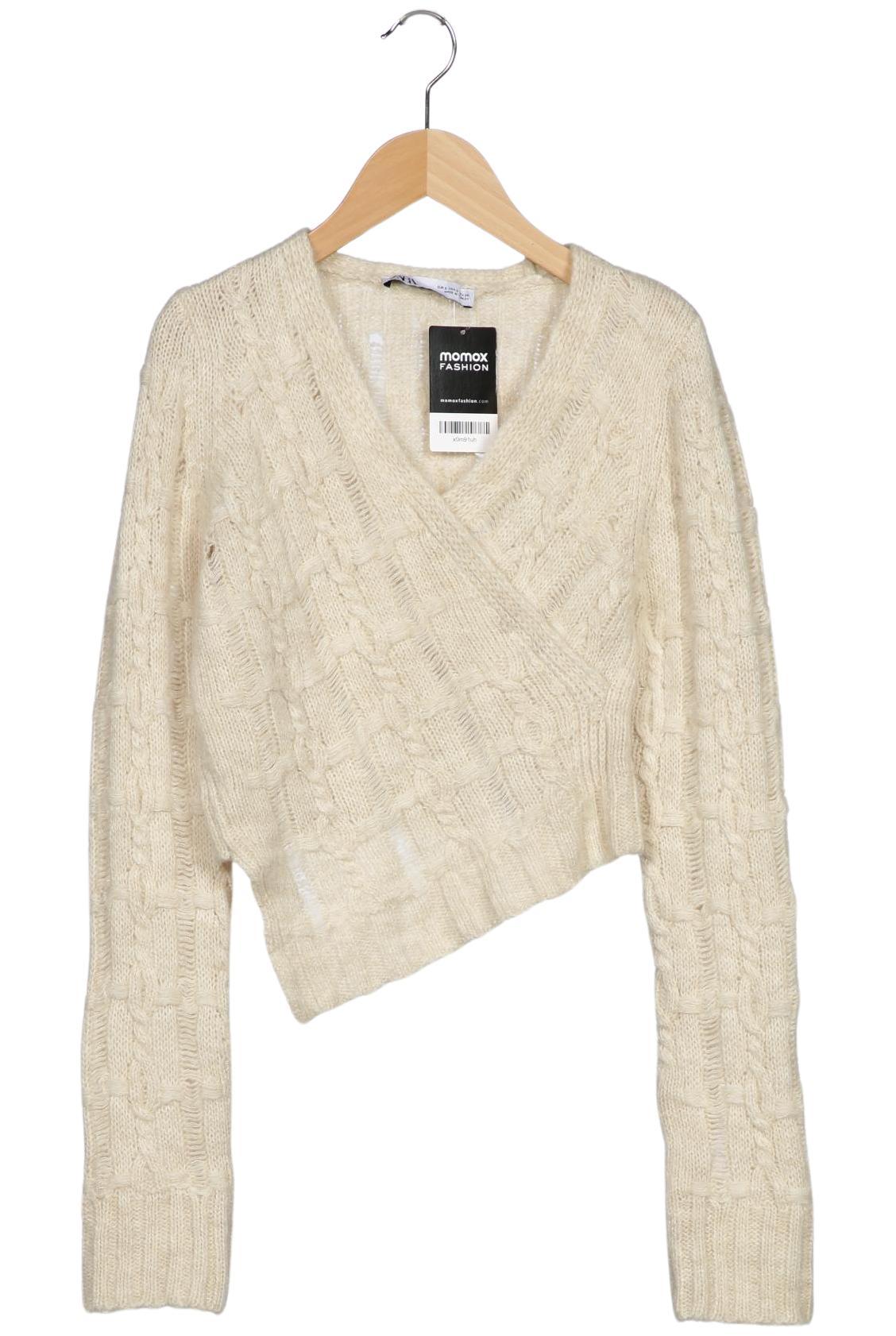 

Zara Damen Pullover, cremeweiß, Gr. 36