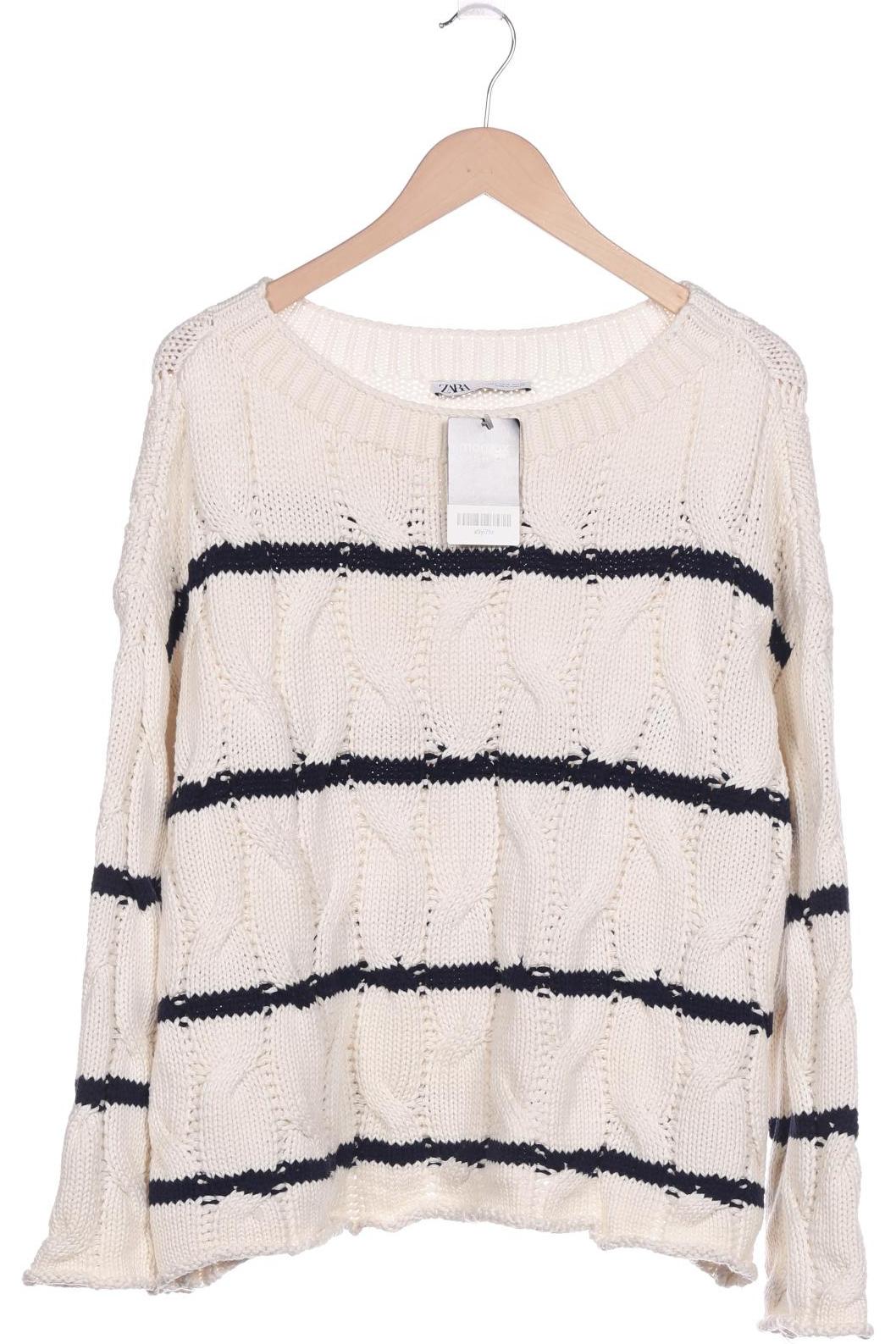 

Zara Damen Pullover, cremeweiß, Gr. 36
