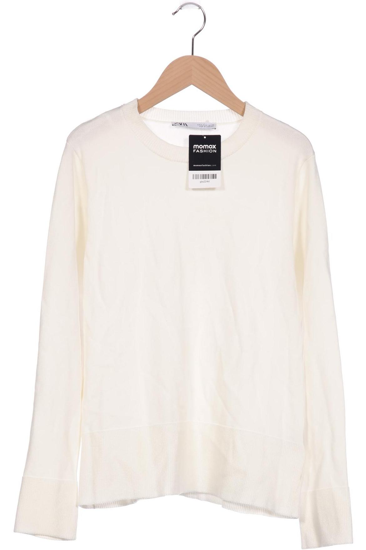 

Zara Damen Pullover, weiß, Gr. 36