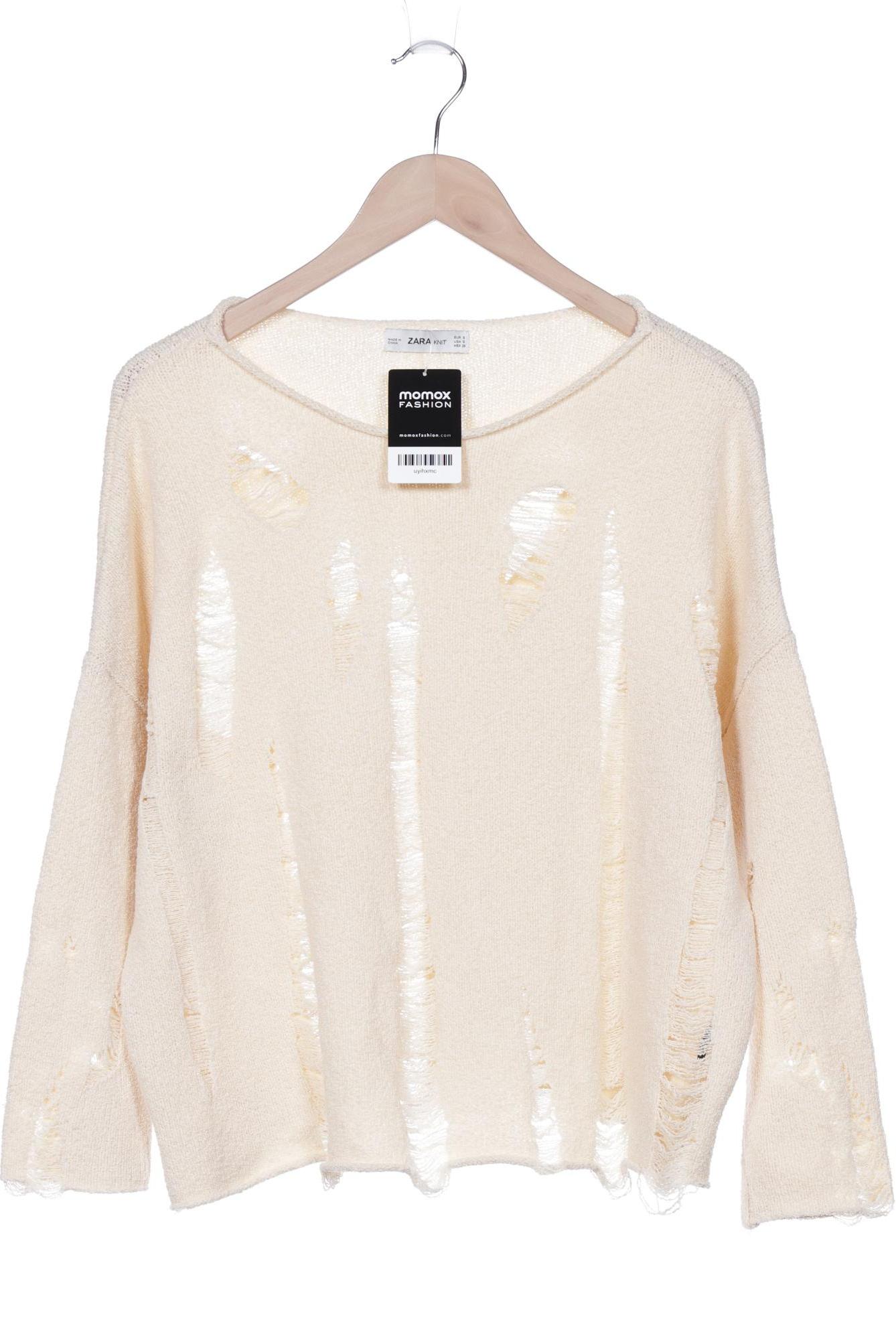 

Zara Damen Pullover, cremeweiß, Gr. 36