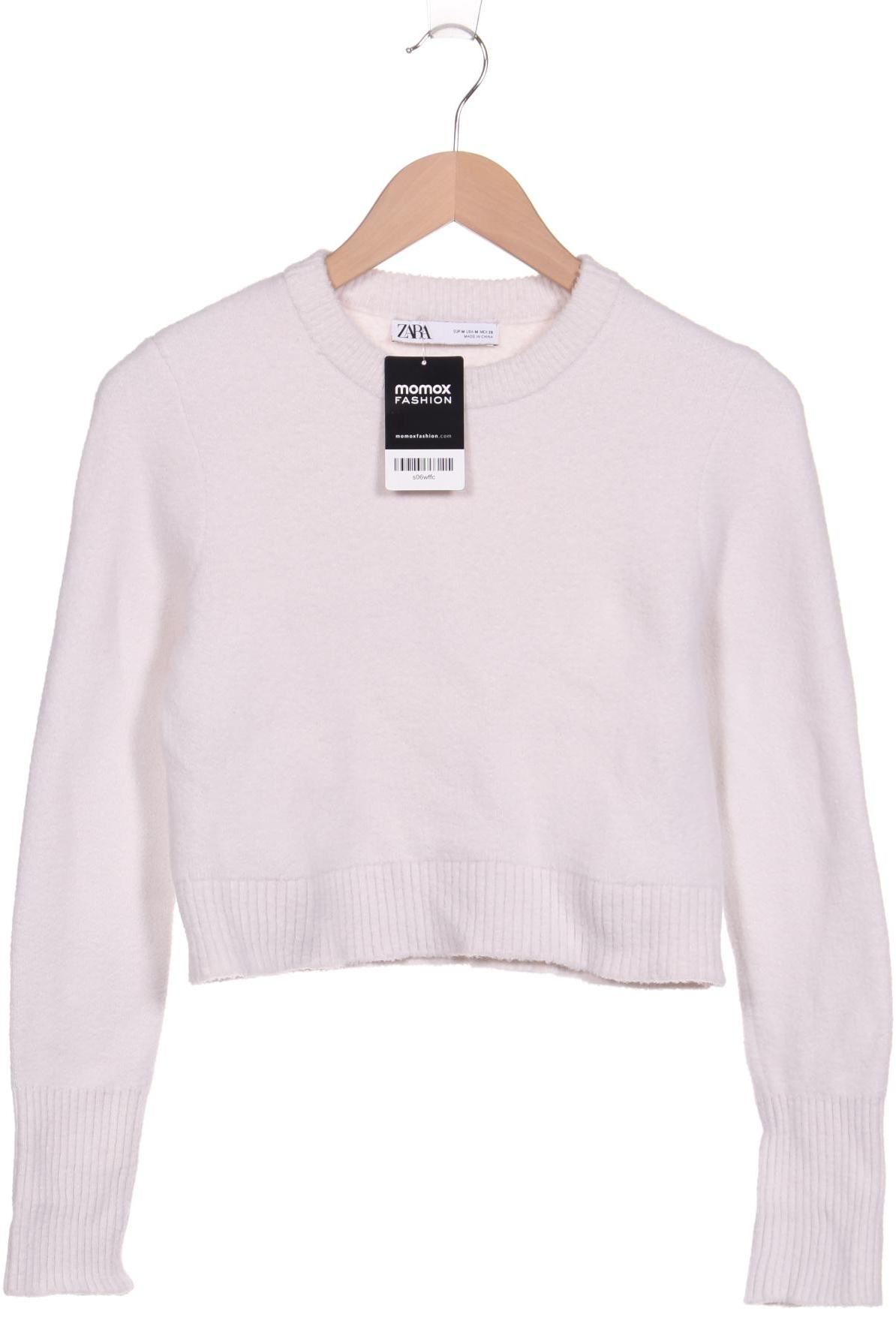 

Zara Damen Pullover, weiß, Gr. 38