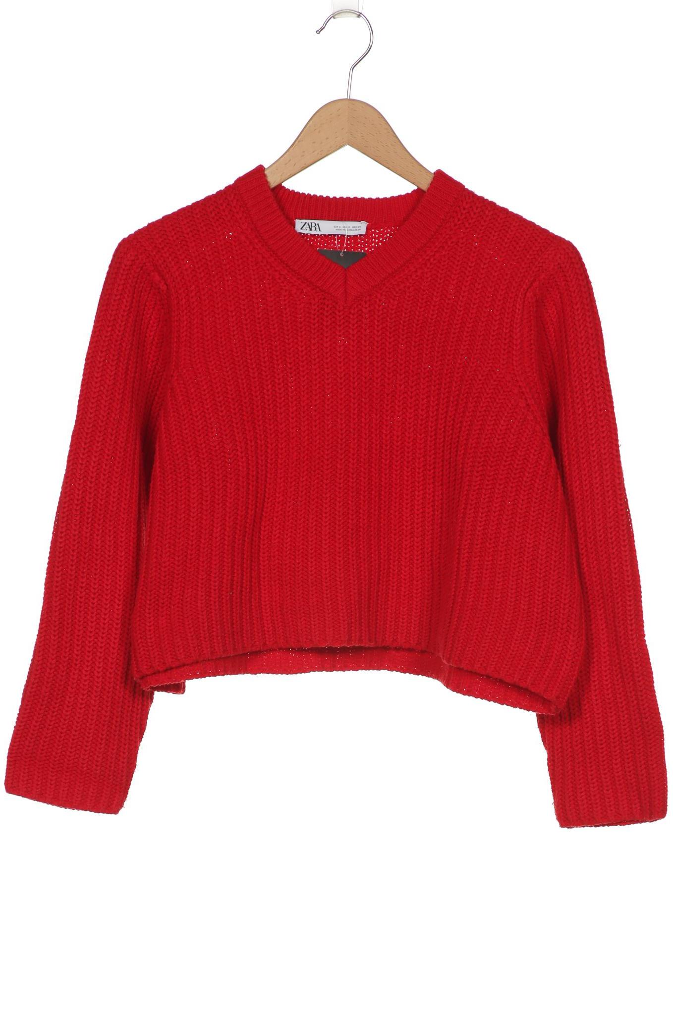 

ZARA Damen Pullover, rot