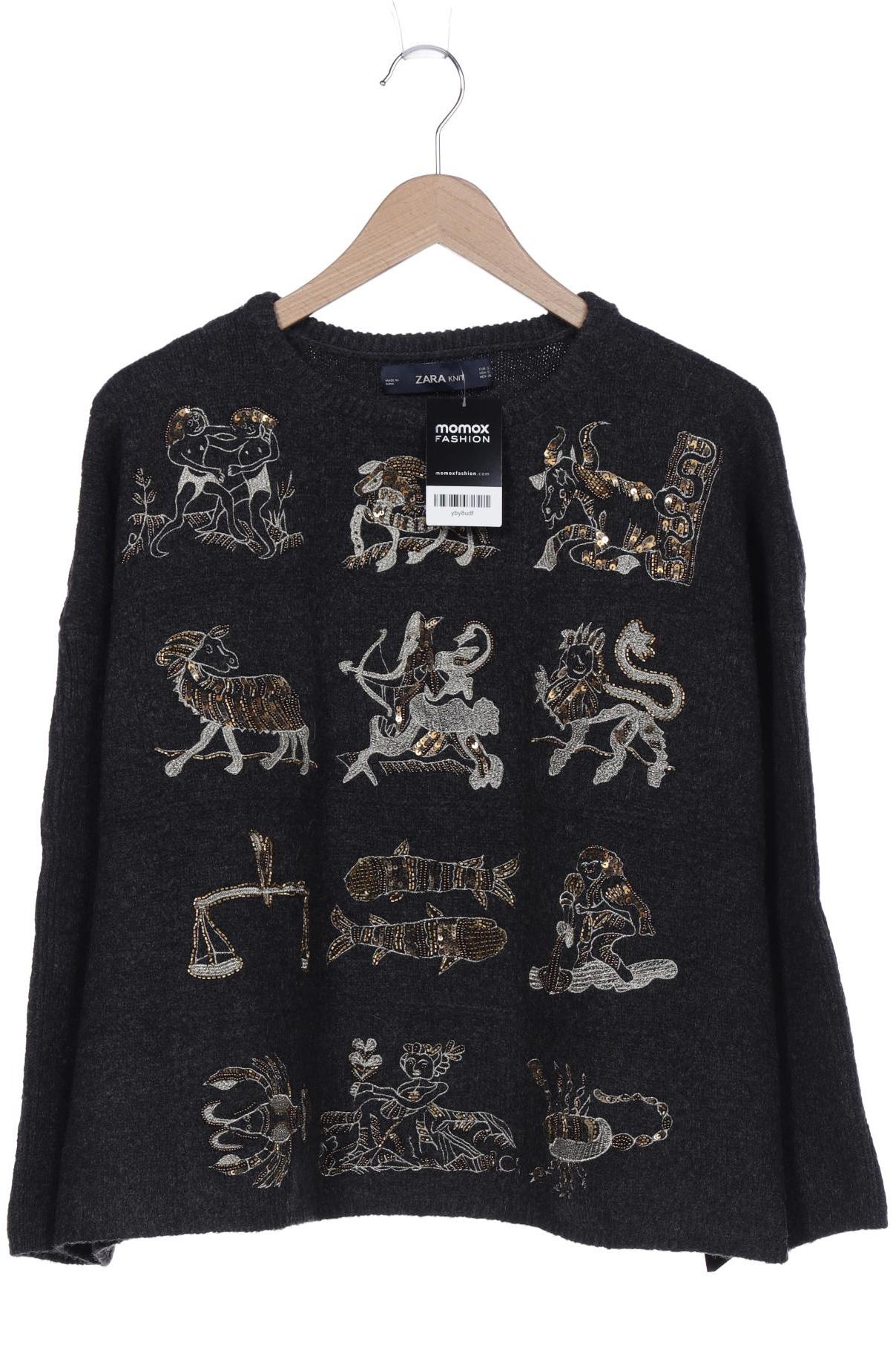 

ZARA Damen Pullover, grau