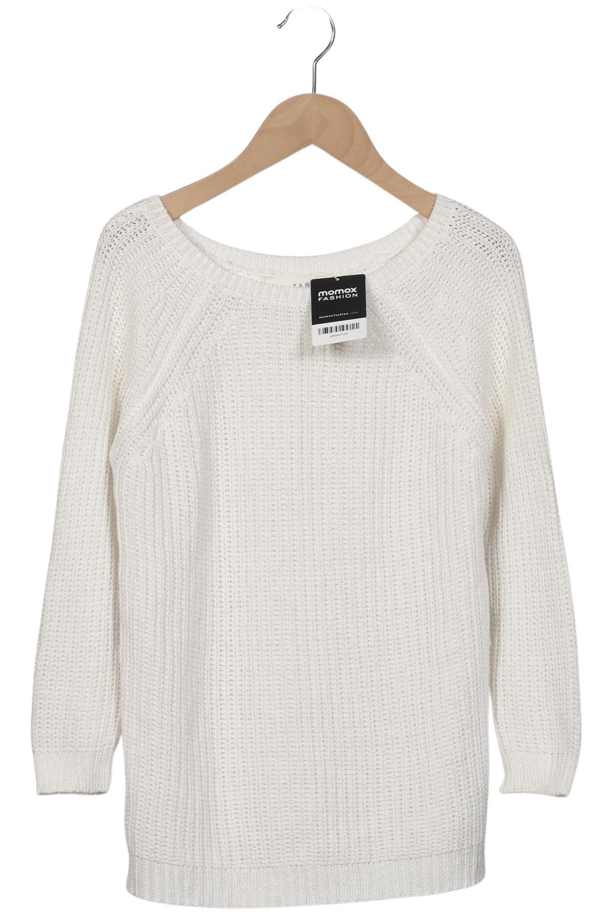 

Zara Damen Pullover, weiß, Gr. 36