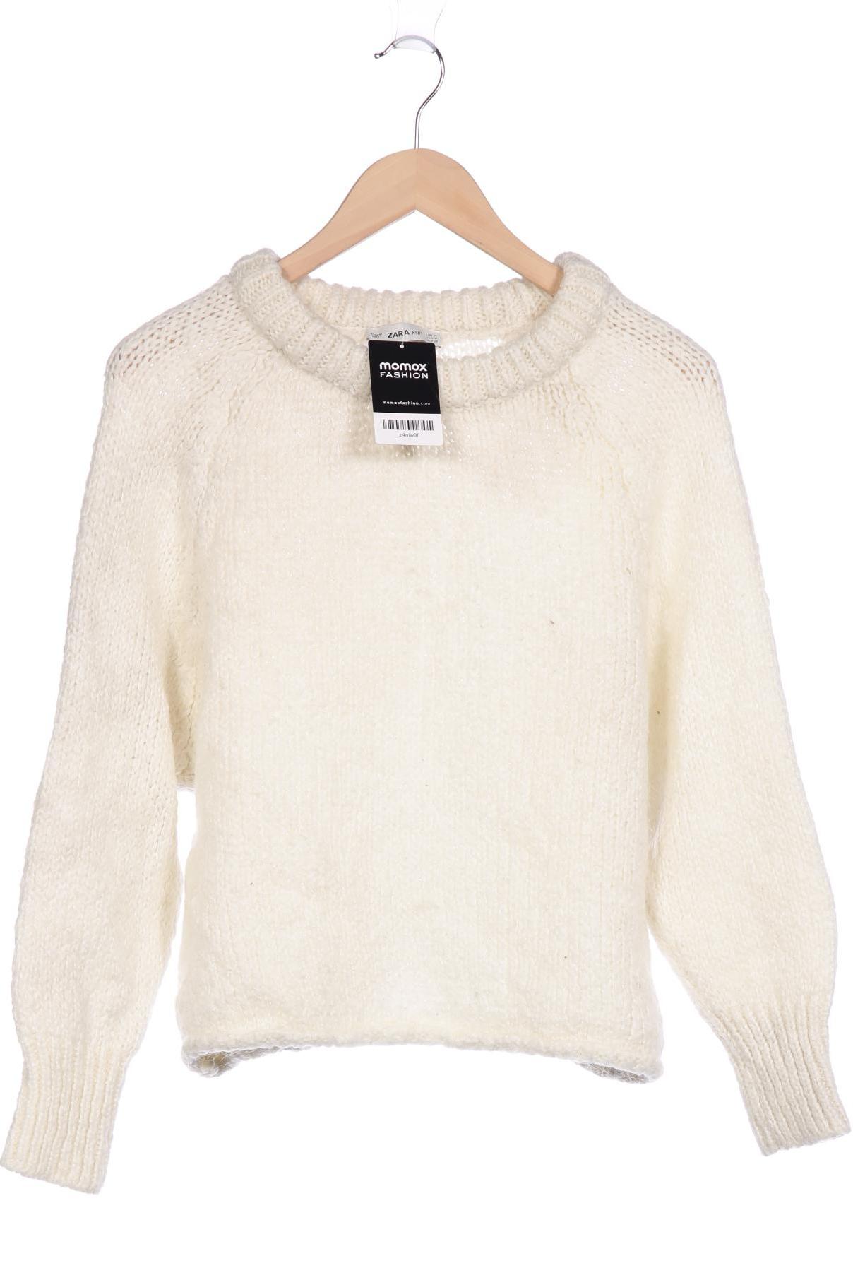 

ZARA Damen Pullover, cremeweiß