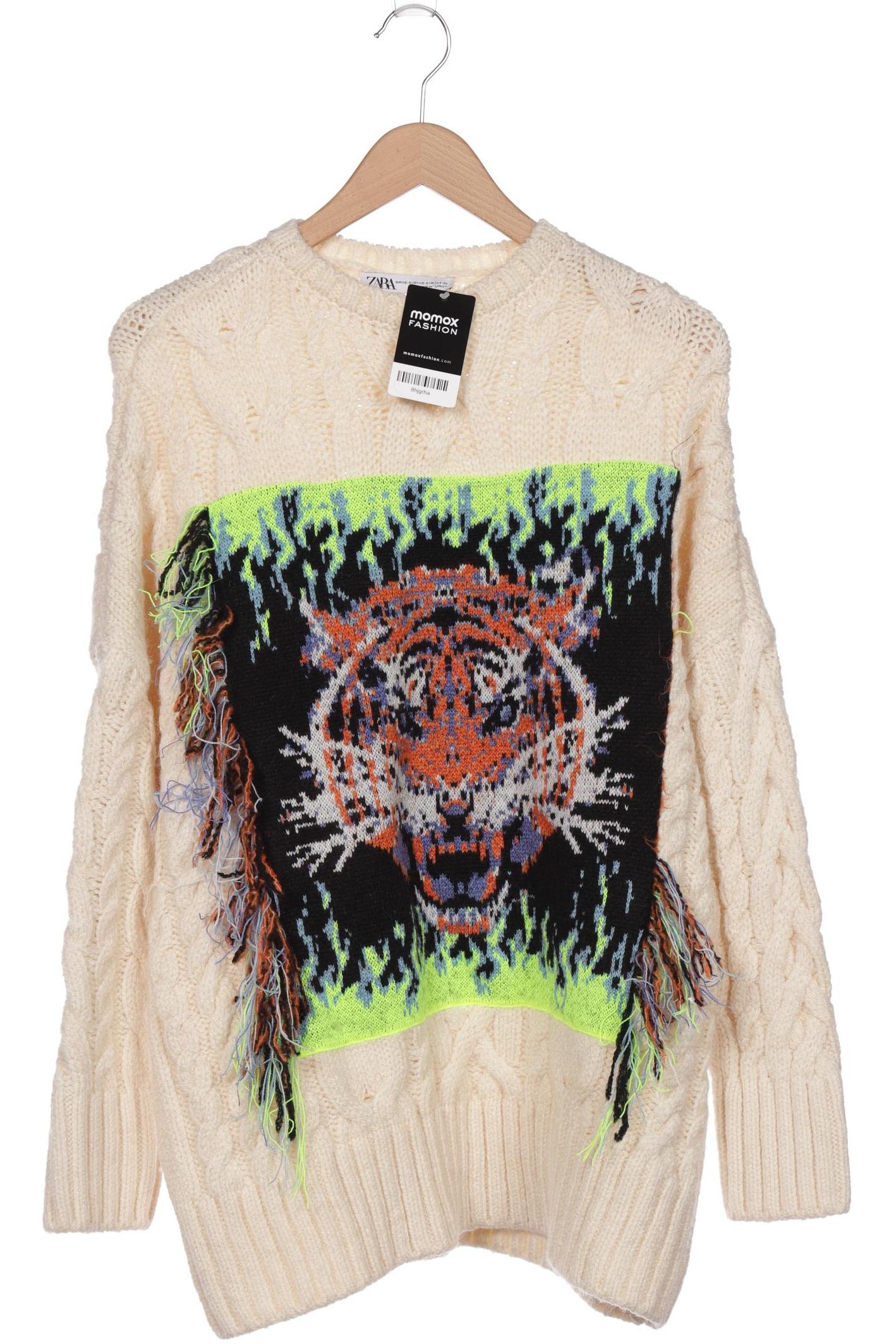 

ZARA Damen Pullover, beige