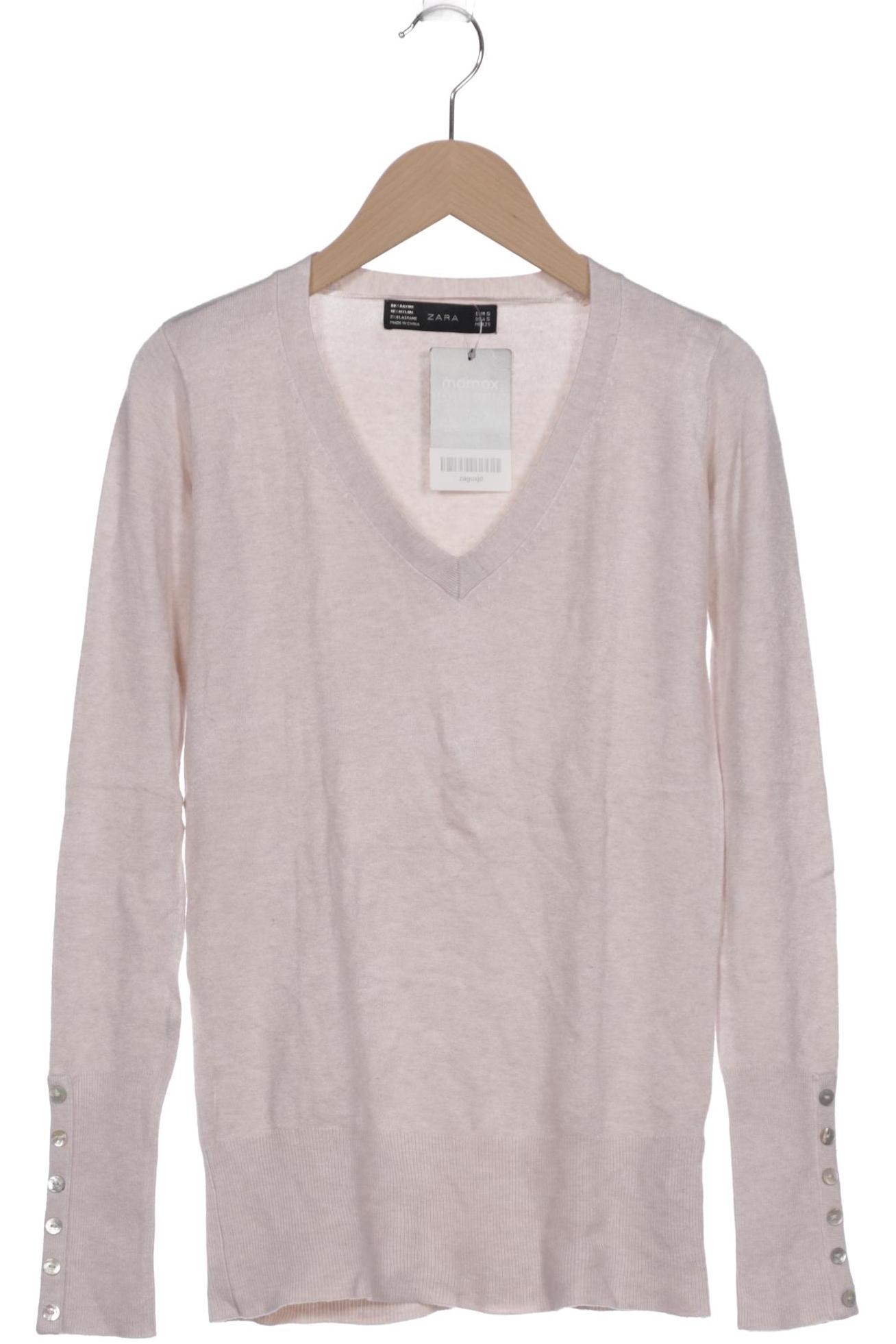 

ZARA Damen Pullover, beige