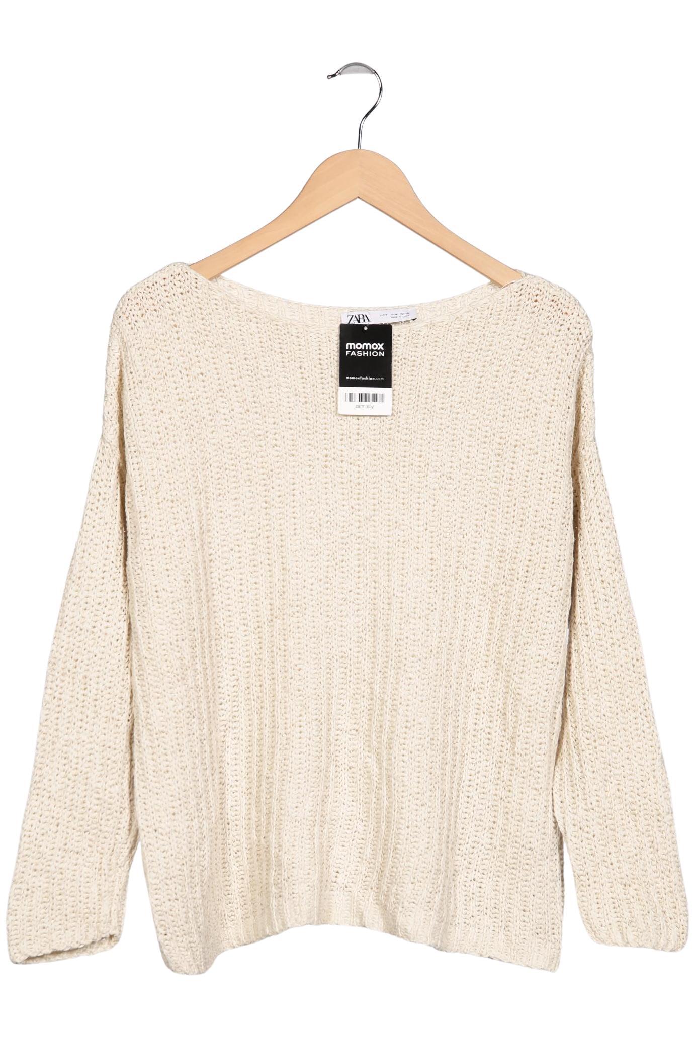 

Zara Damen Pullover, cremeweiß, Gr. 38