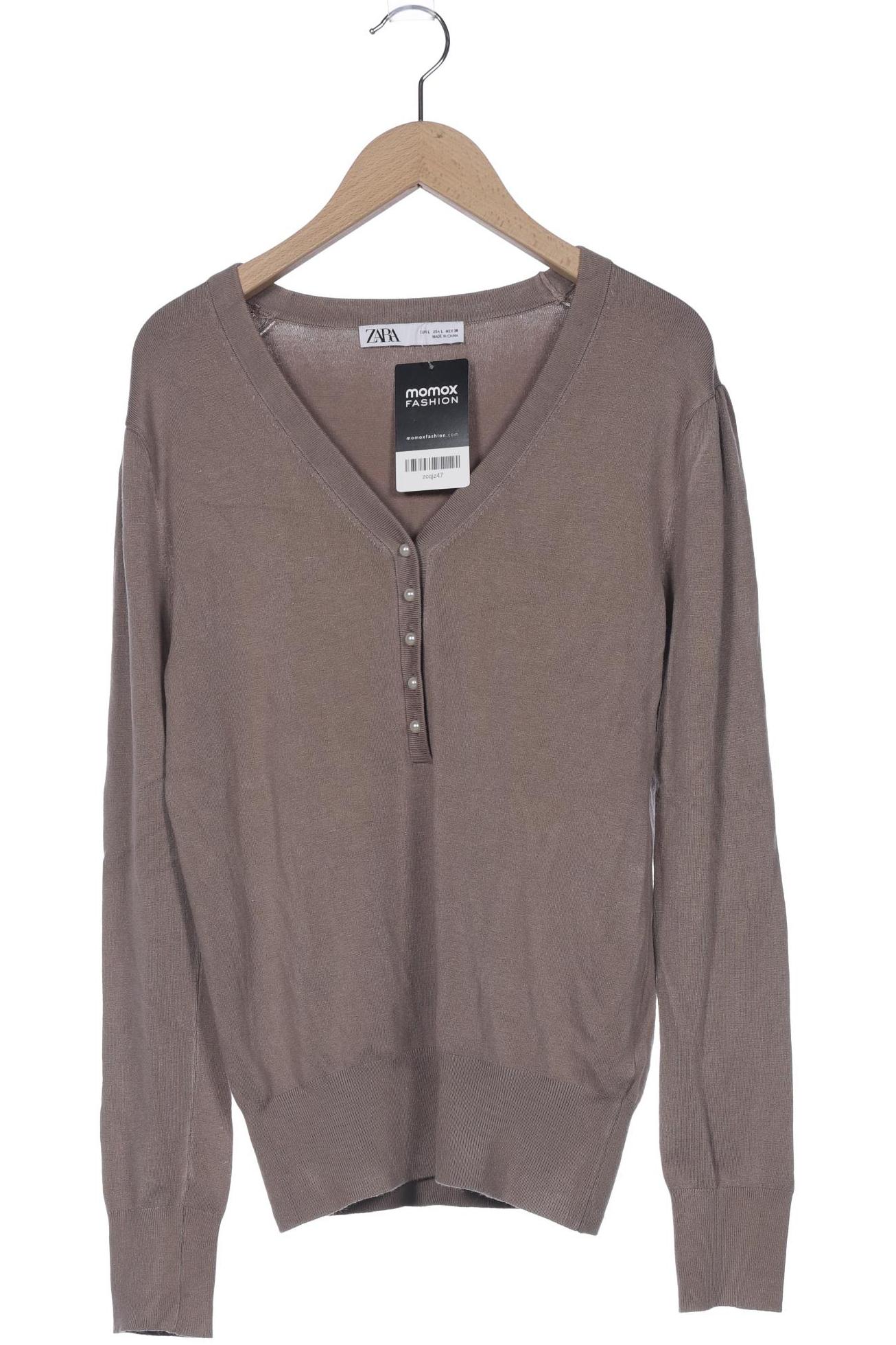 

ZARA Damen Pullover, beige