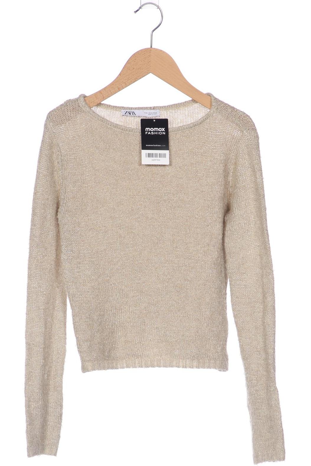 

Zara Damen Pullover, cremeweiß, Gr. 36