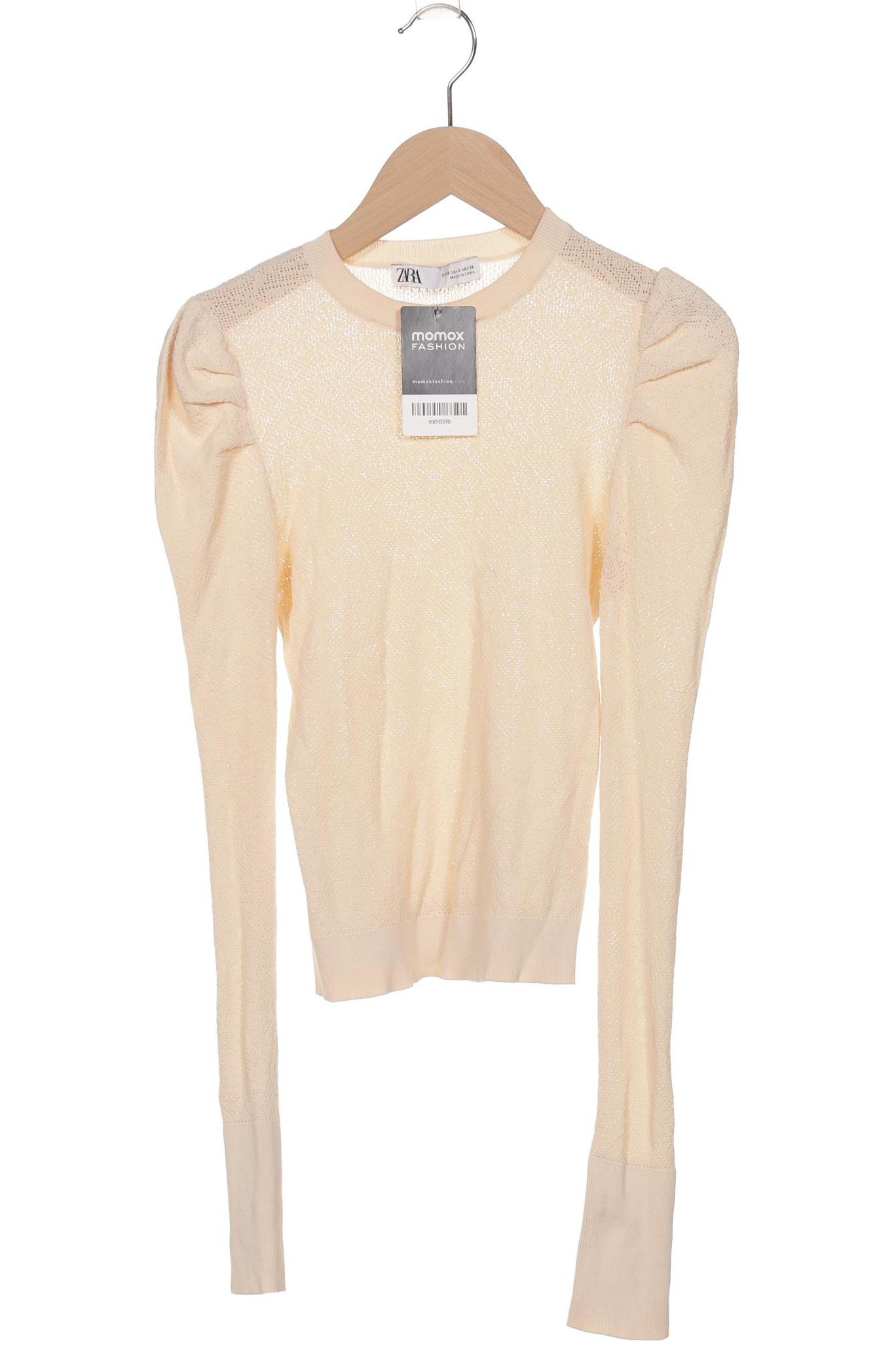 

Zara Damen Pullover, cremeweiß, Gr. 36