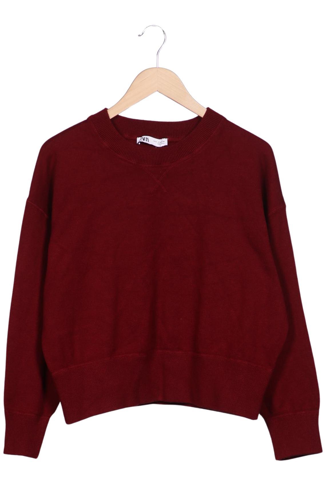 

Zara Damen Pullover, bordeaux, Gr. 38