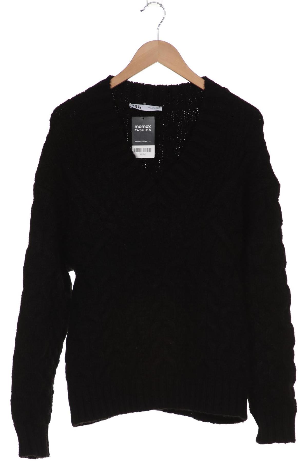 

ZARA Damen Pullover, schwarz