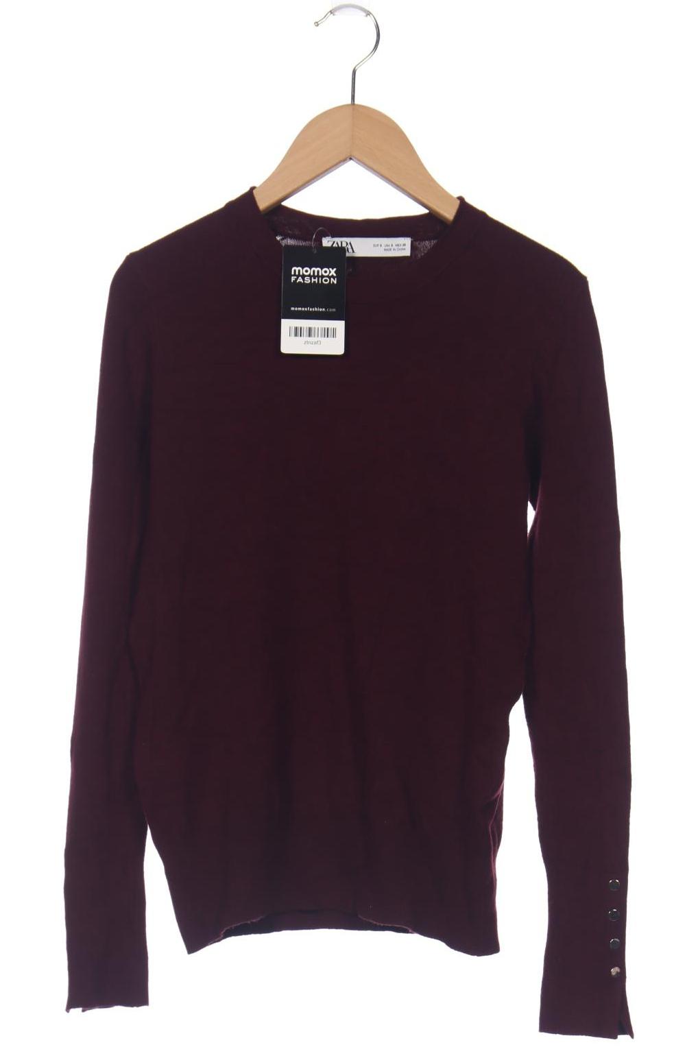 

ZARA Damen Pullover, bordeaux