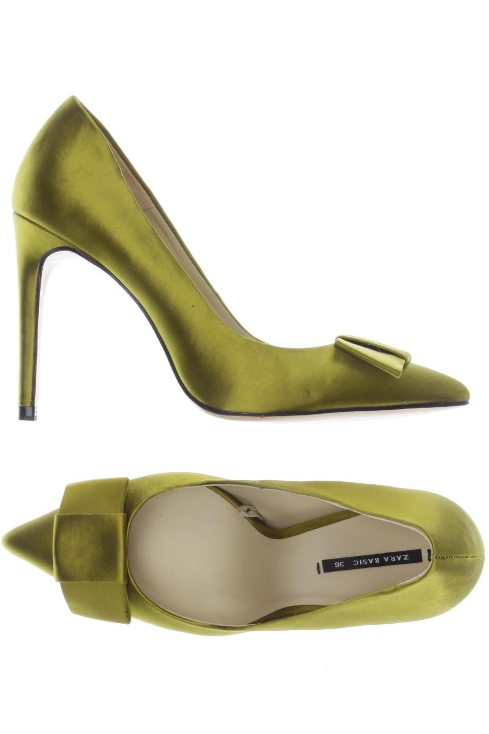 

Zara Damen Pumps, grün, Gr. 36