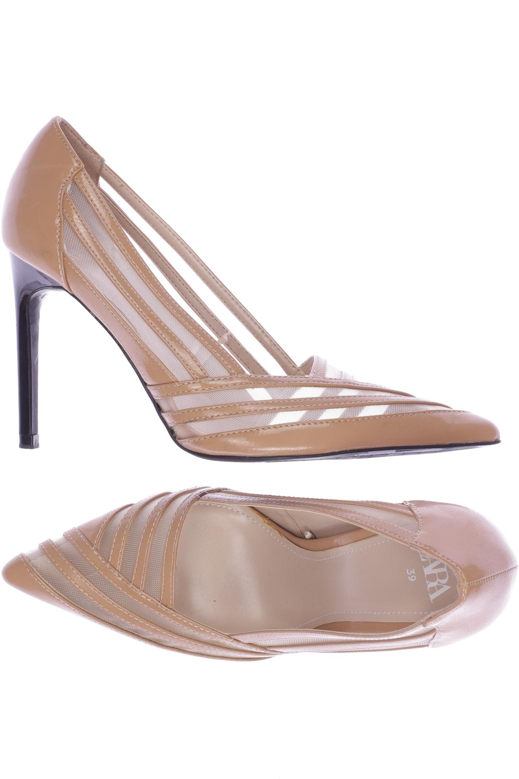 

Zara Damen Pumps, beige, Gr. 39