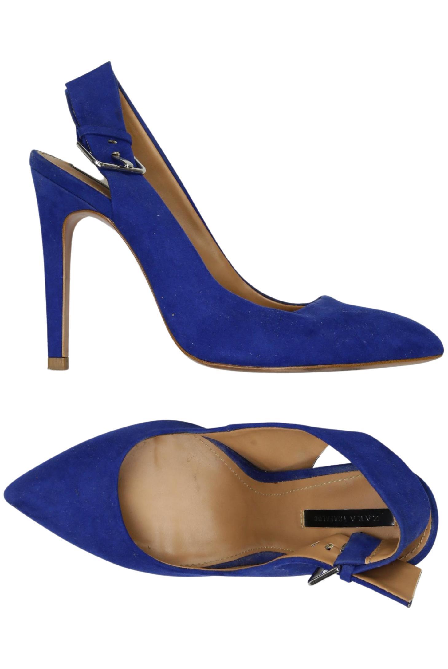 

Zara Damen Pumps, blau, Gr. 38