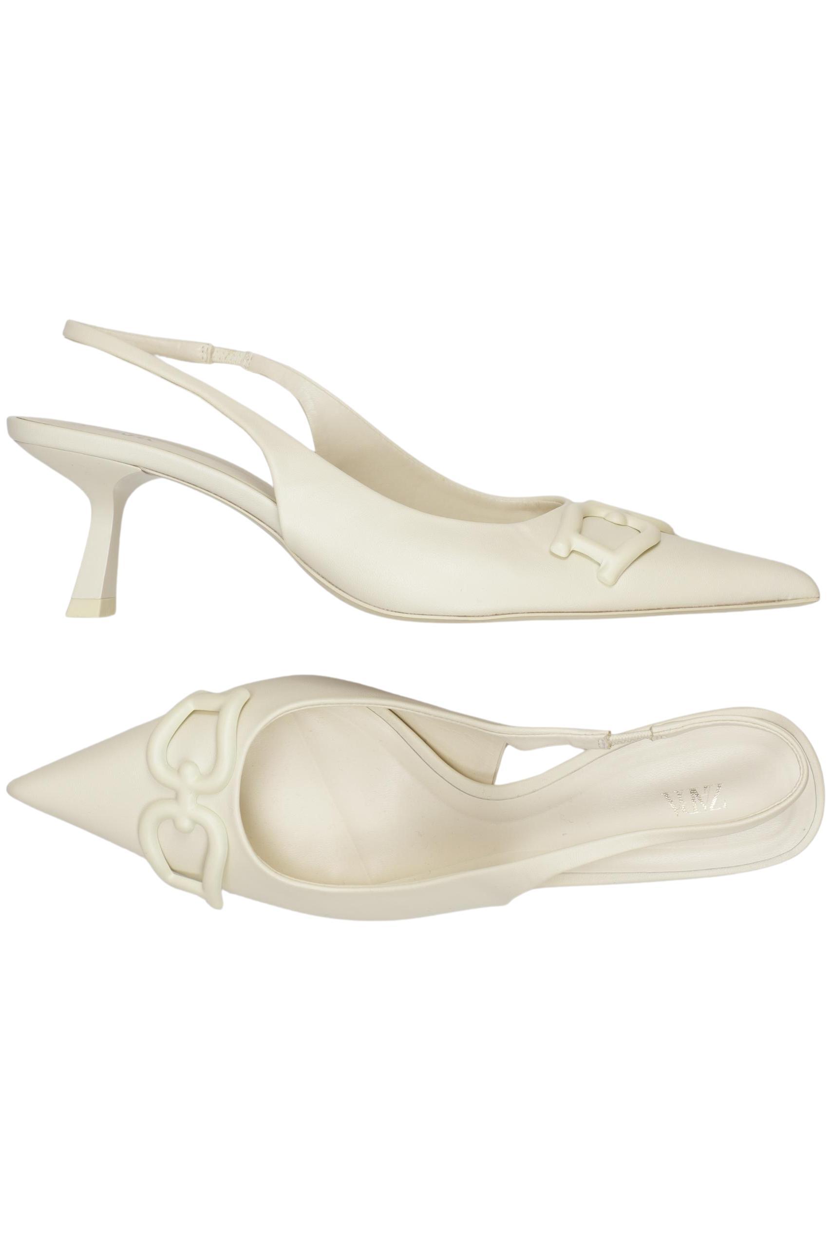 

Zara Damen Pumps, cremeweiß, Gr. 41