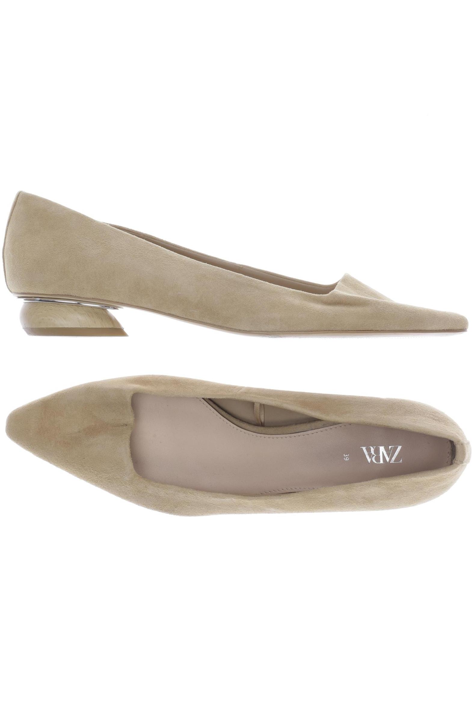

Zara Damen Pumps, beige, Gr. 39