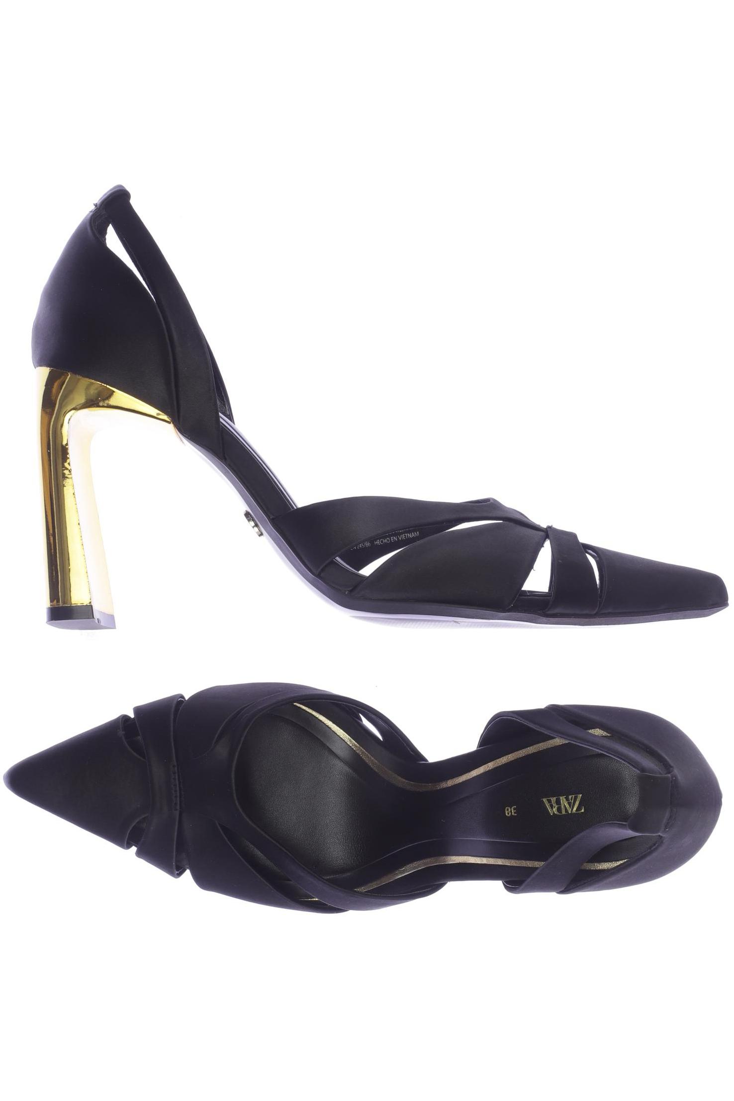 

ZARA Damen Pumps, schwarz