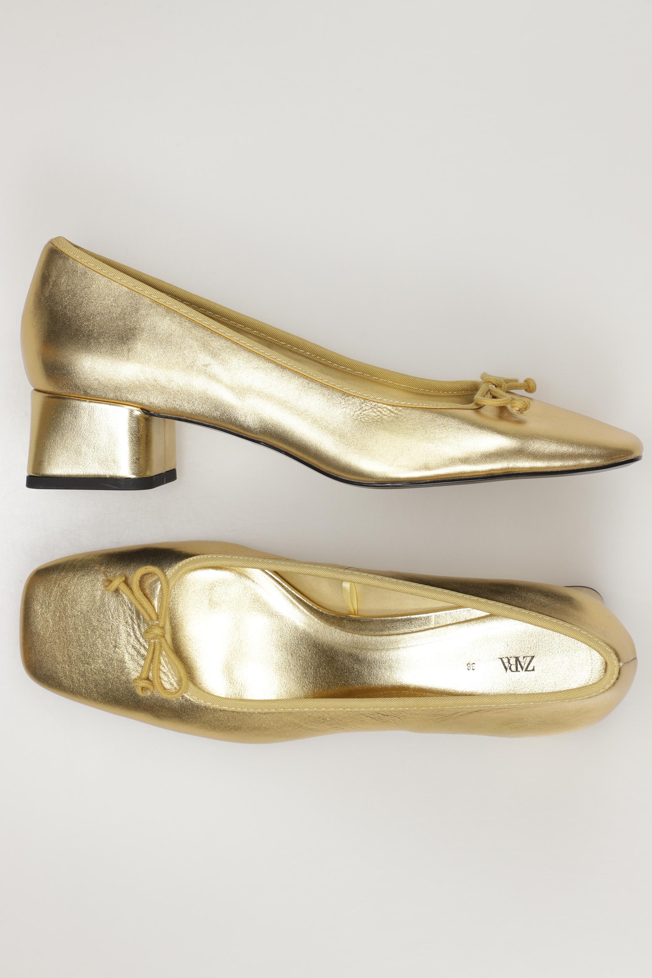 

Zara Damen Pumps, gold, Gr. 38