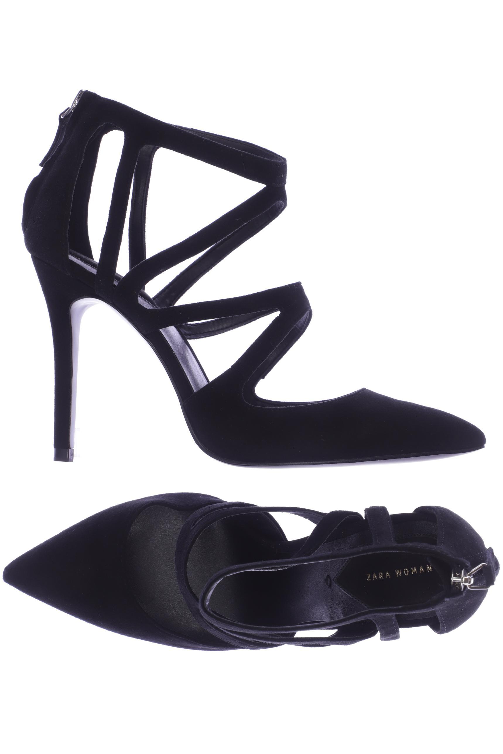 

ZARA Damen Pumps, schwarz