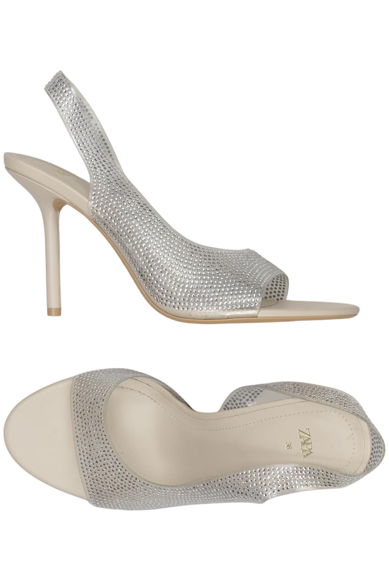 

Zara Damen Pumps, silber, Gr. 38