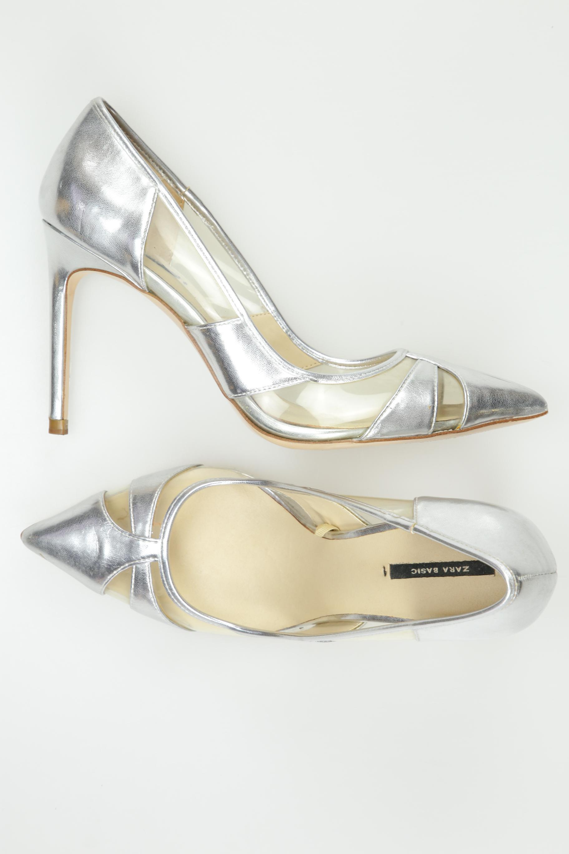 

Zara Damen Pumps, silber, Gr. 39