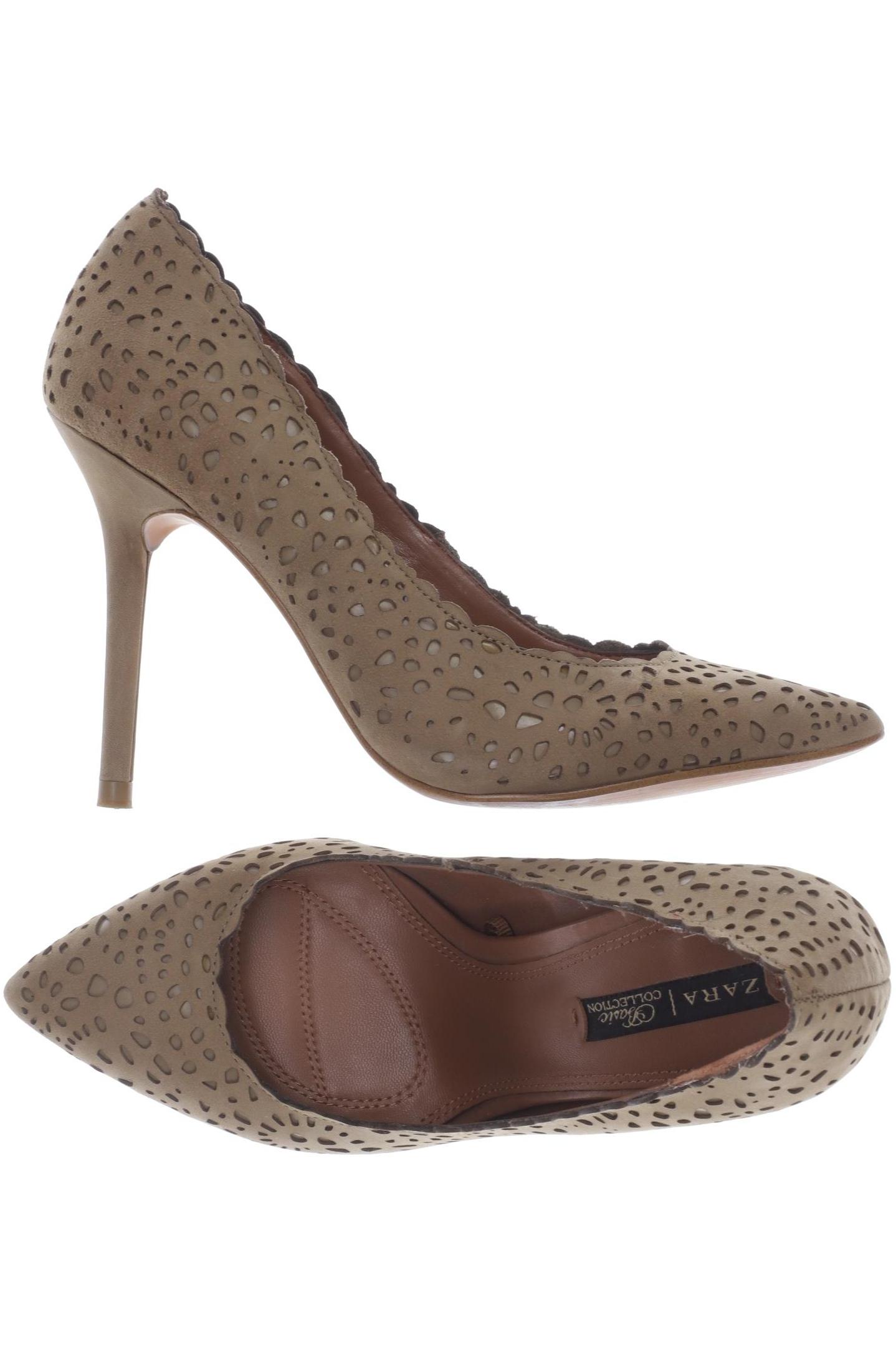 

Zara Damen Pumps, beige, Gr. 36