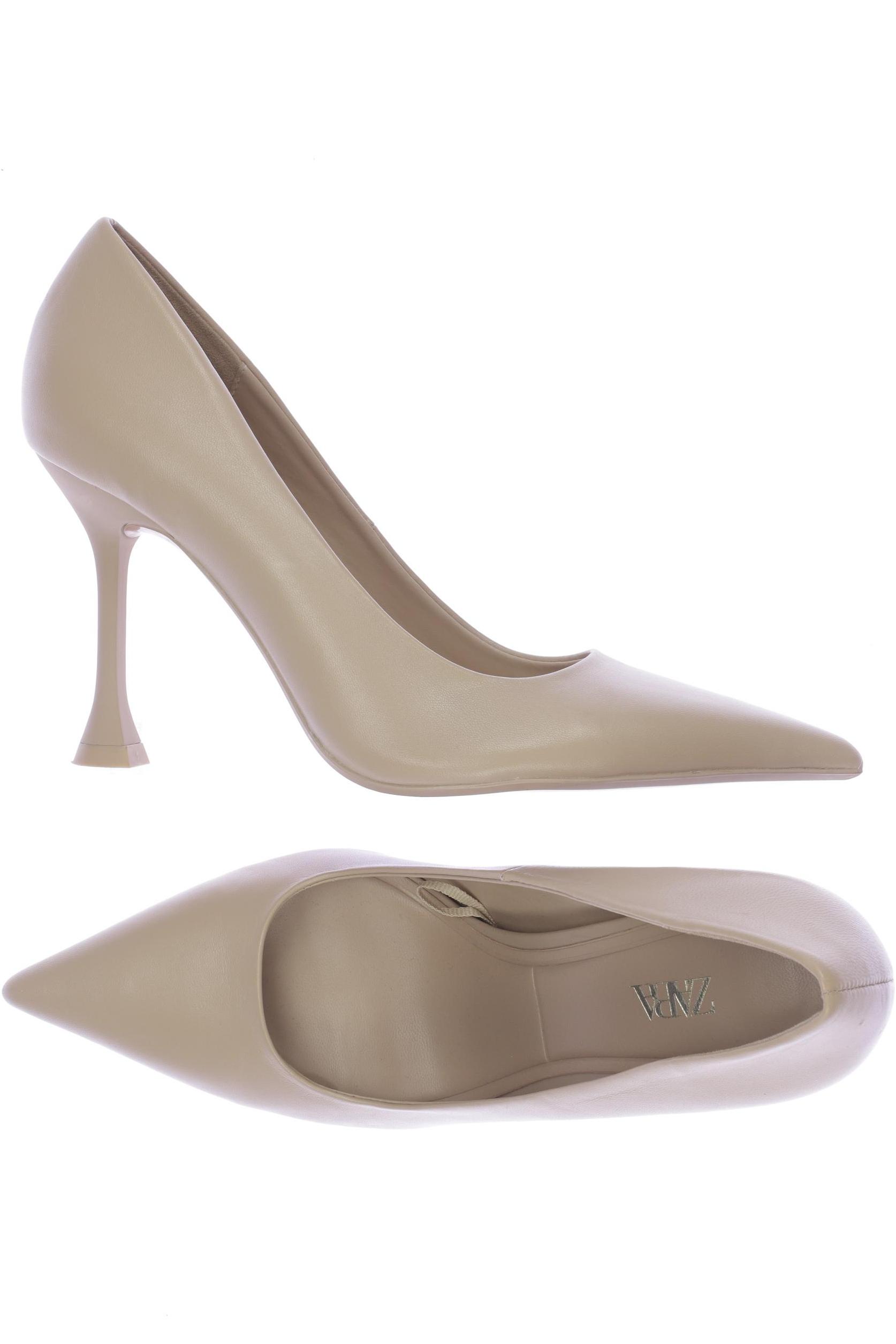 

Zara Damen Pumps, beige, Gr. 38