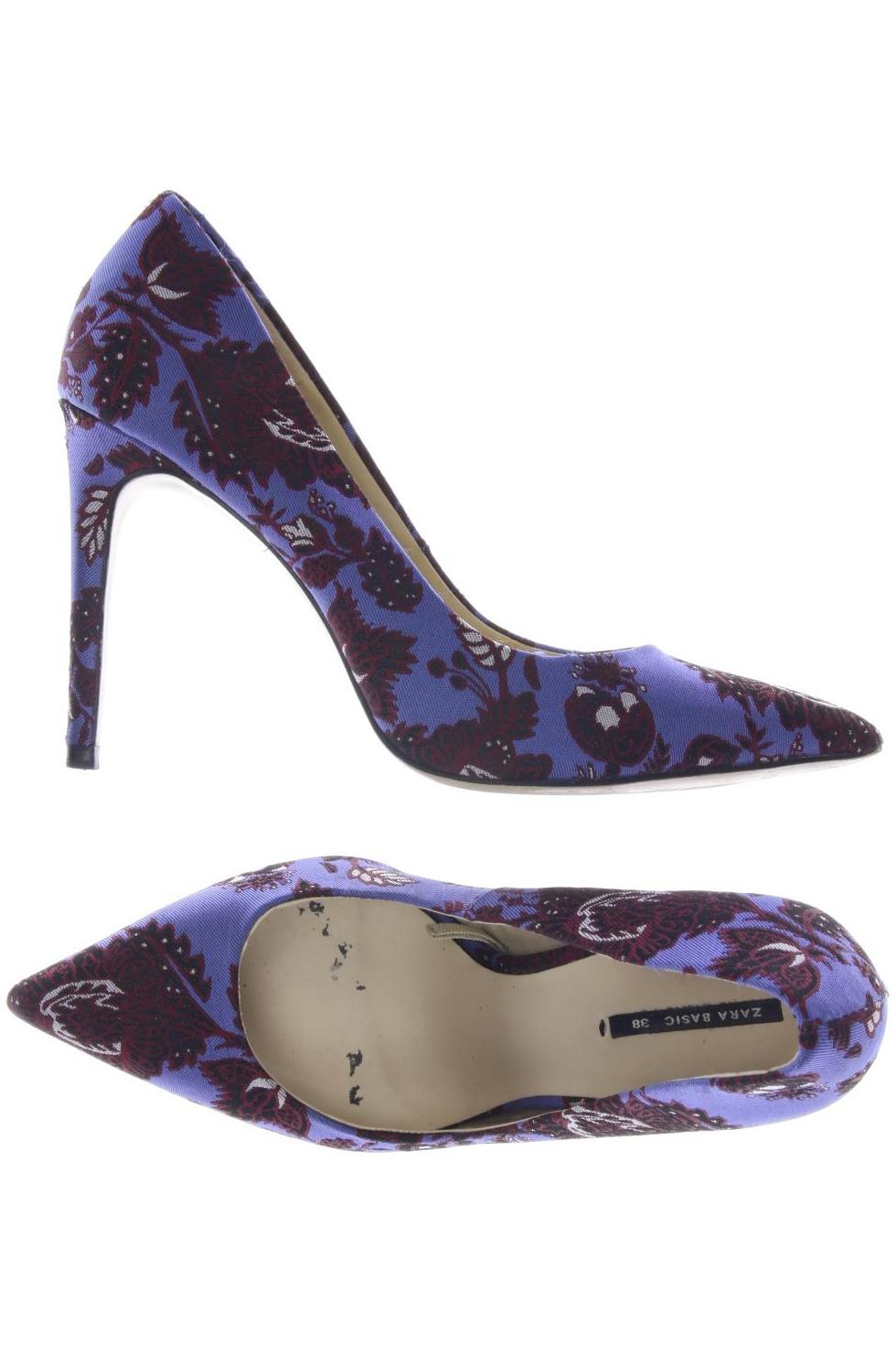 

Zara Damen Pumps, blau, Gr. 38