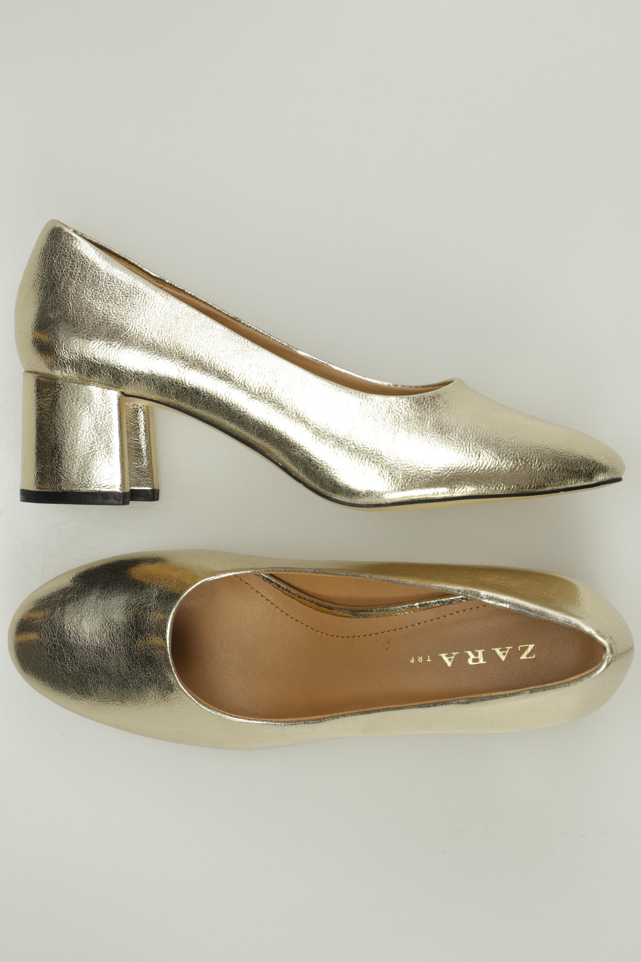 

ZARA Damen Pumps, gold