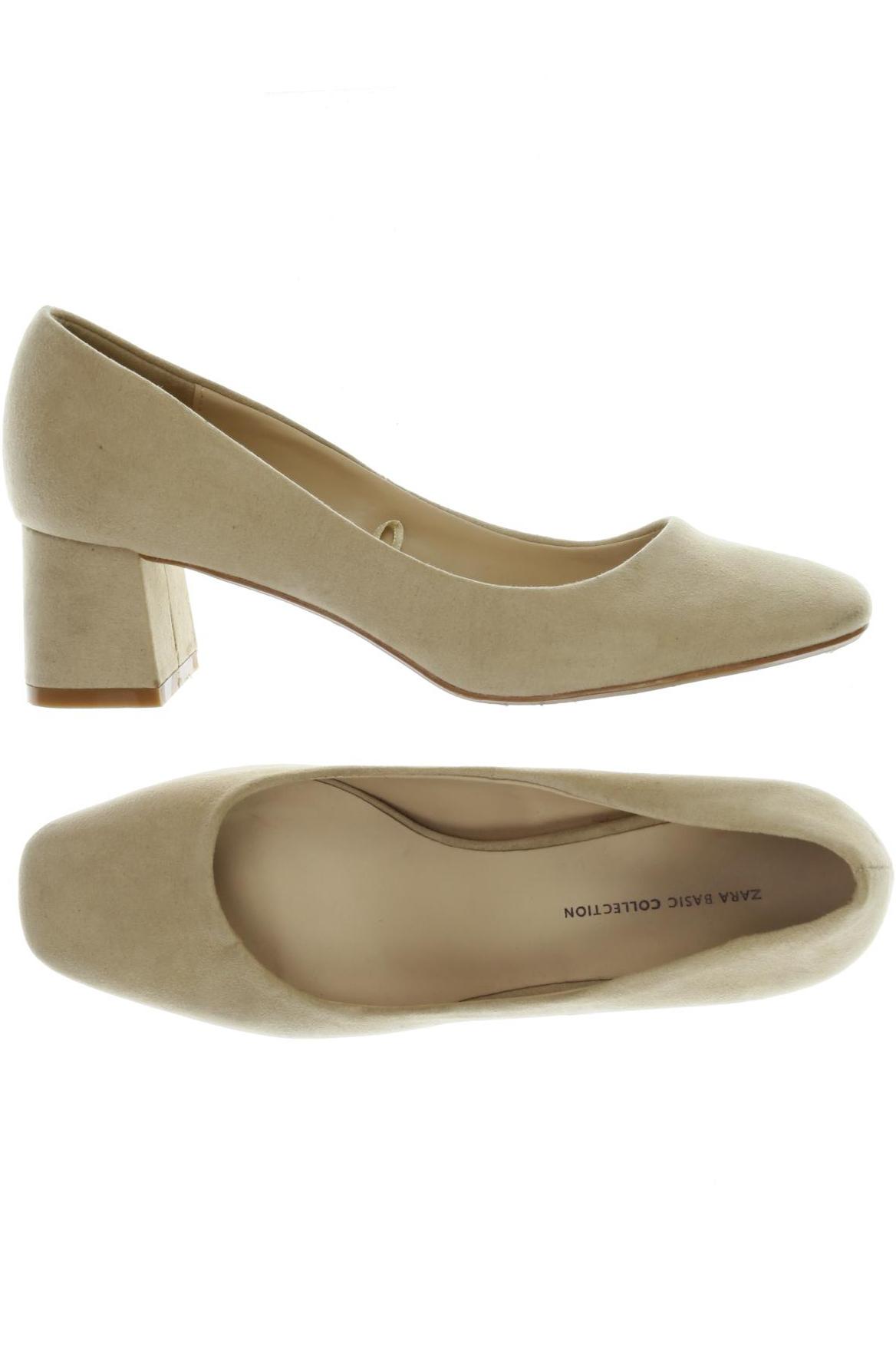 

Zara Damen Pumps, beige, Gr. 37