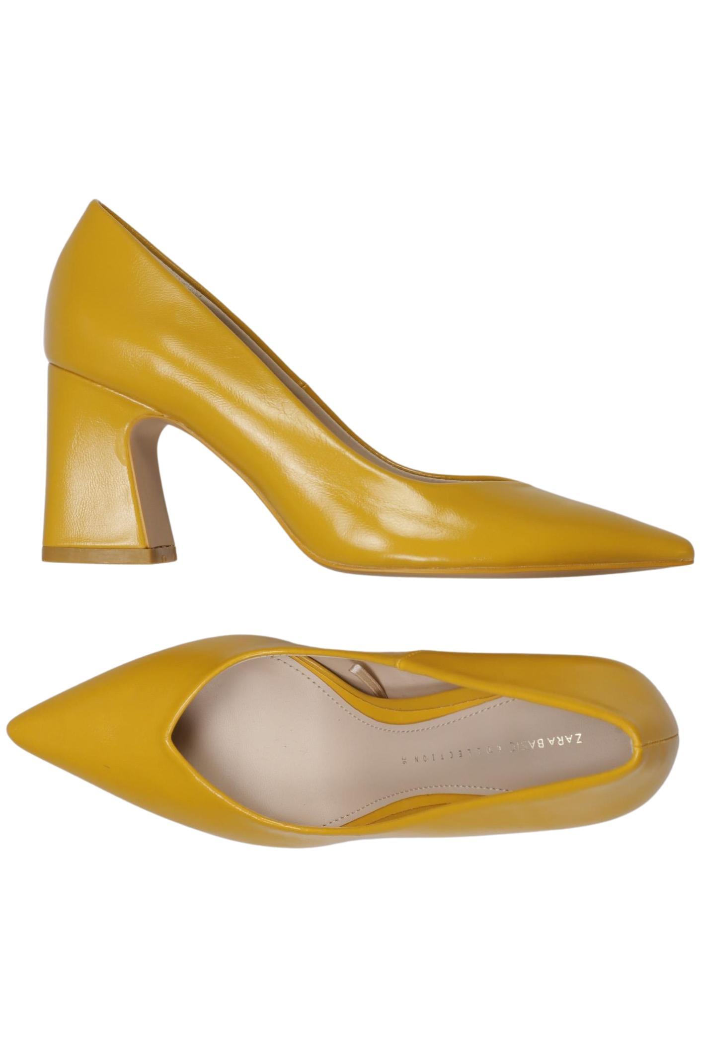 

Zara Damen Pumps, gelb, Gr. 36